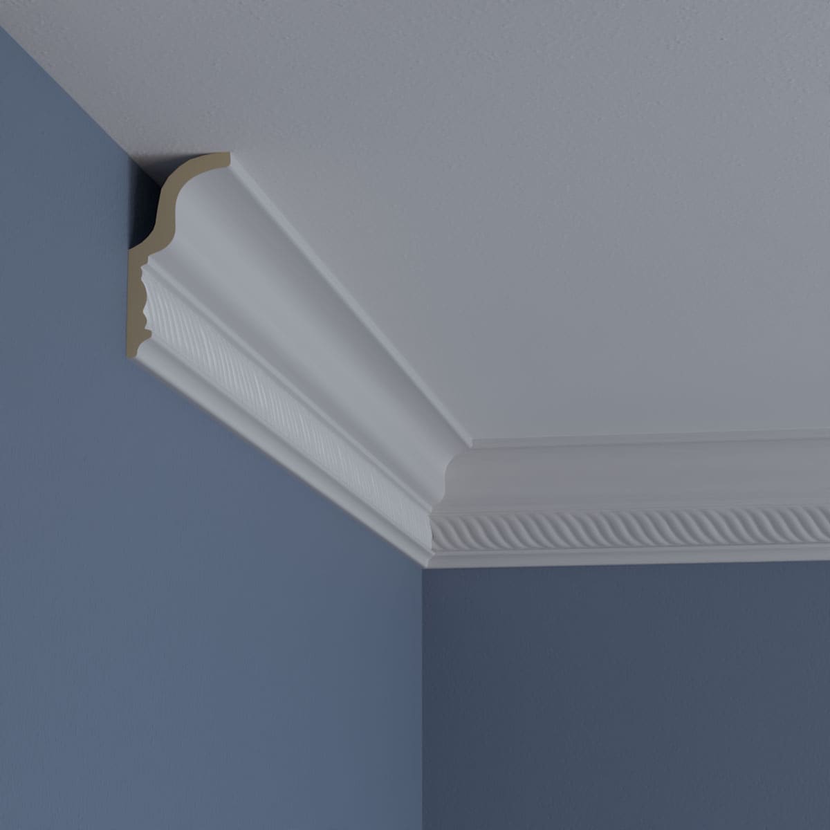 Ekena Millwork MLD03X01X03AL-CASE-8 Crown-Moulding - View #10