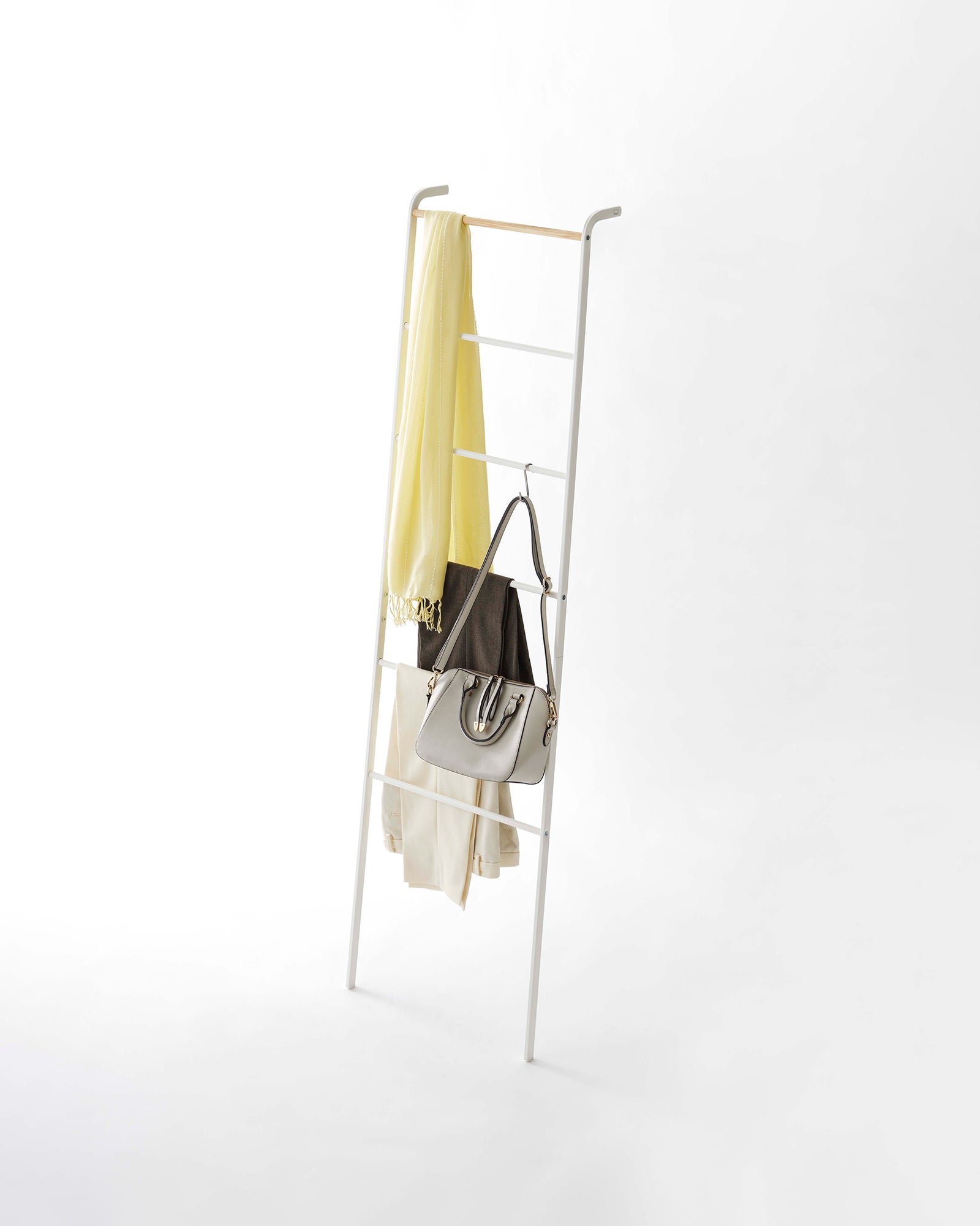 Yamazaki Leaning Storage Ladder 63in H Steel
