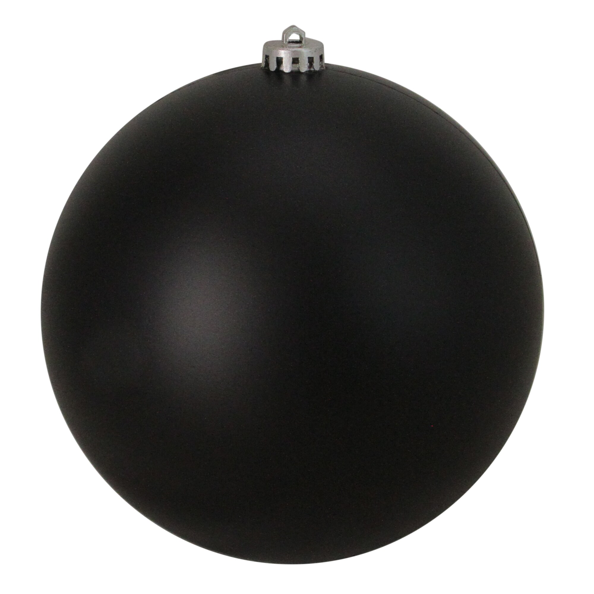 Northlight Black Ball Standard Indoor Ornament Shatterproof at Lowes.com