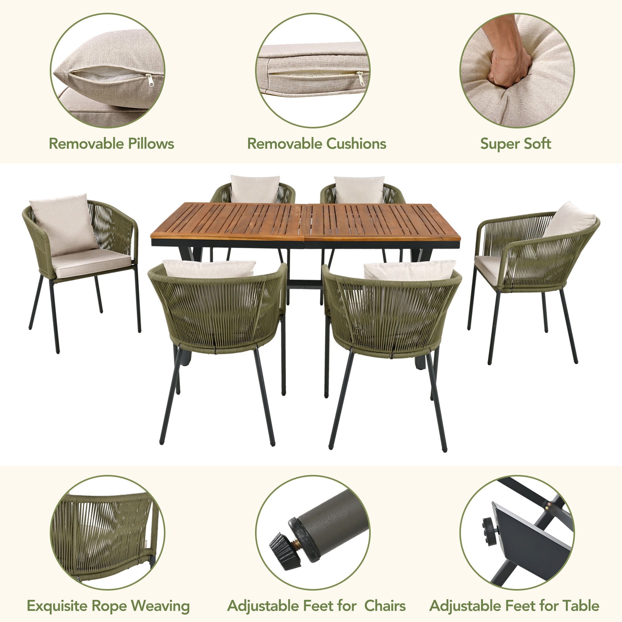JIMSMAISON BOGOPD10GRN Patio-Dining-Sets - View #10