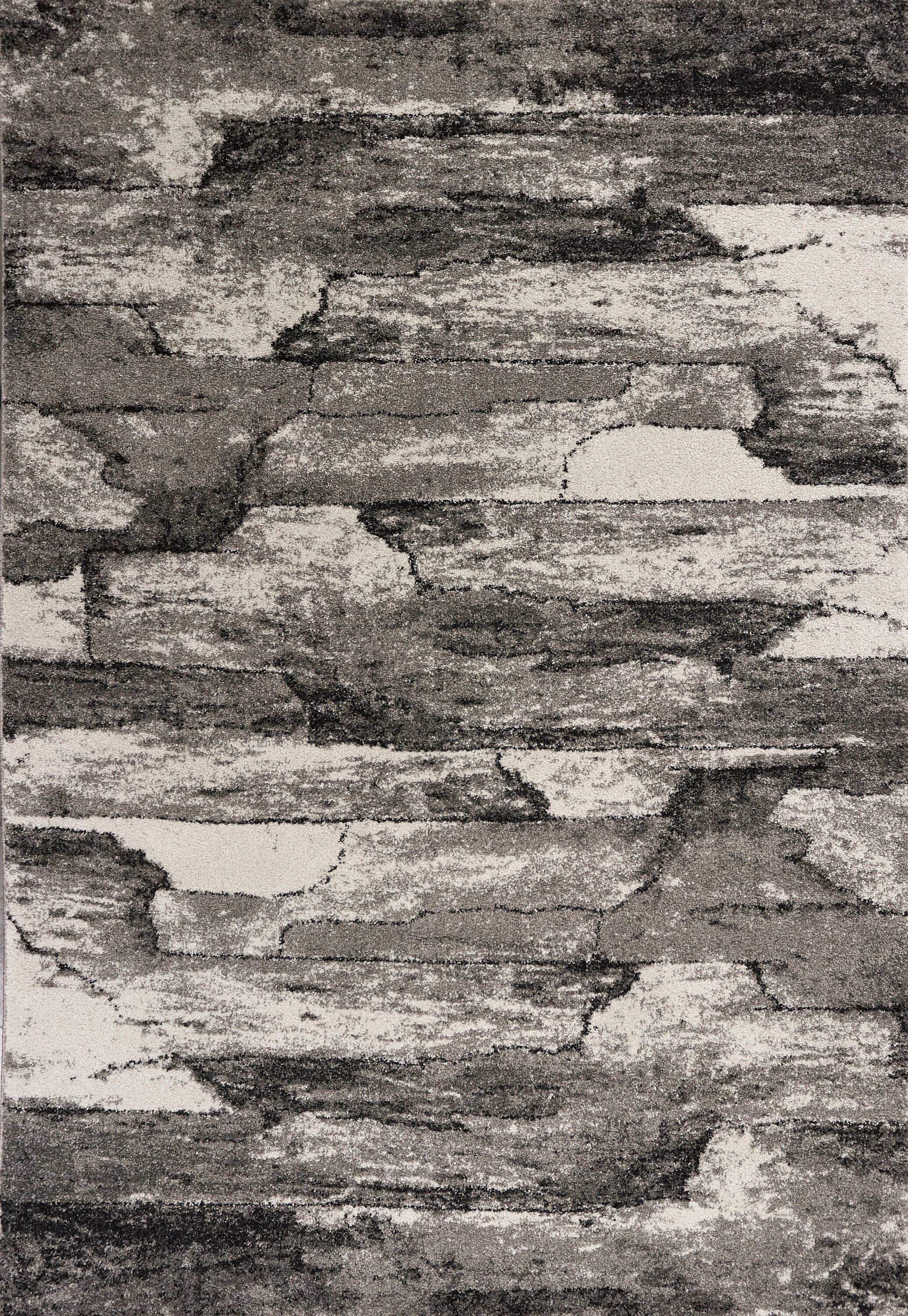KAS Rugs LAN5907710X1010 Landscapes 8 X 10 (ft) Grey Indoor Abstract Industrial Area Rug