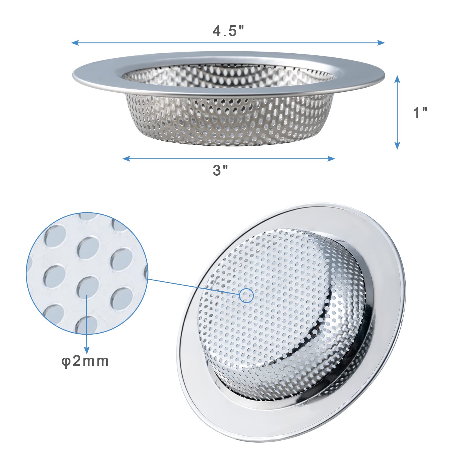 Phewnyzo LPW0720W050 Kitchen-Sink-Strainers - View #4