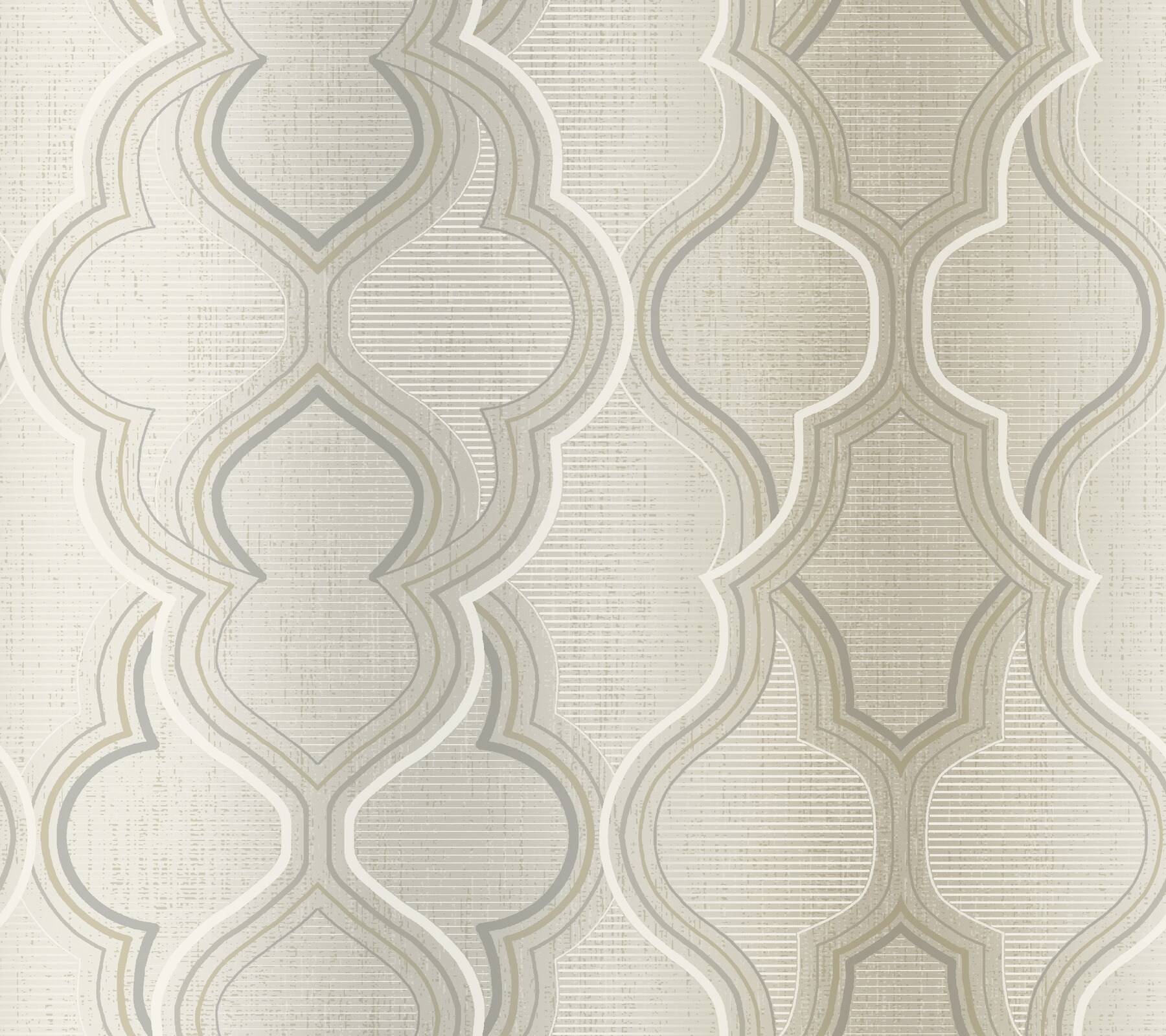 York Wallcoverings DM4941 Damask Resource Library 60.8-Sq. Feet Neutral Non-woven Damask Prepasted Water Activated Paste Wallpaper