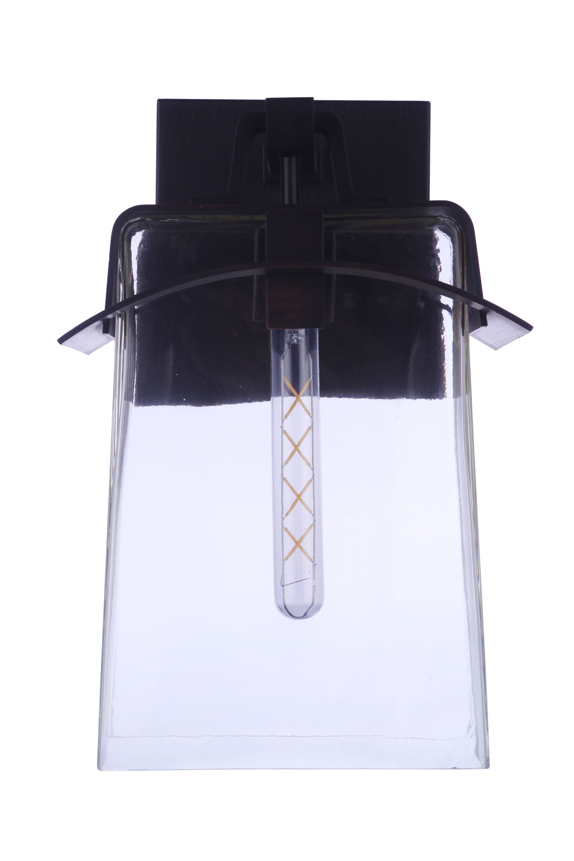 17" Bronze Direct Wired Electric Lantern Wall Light