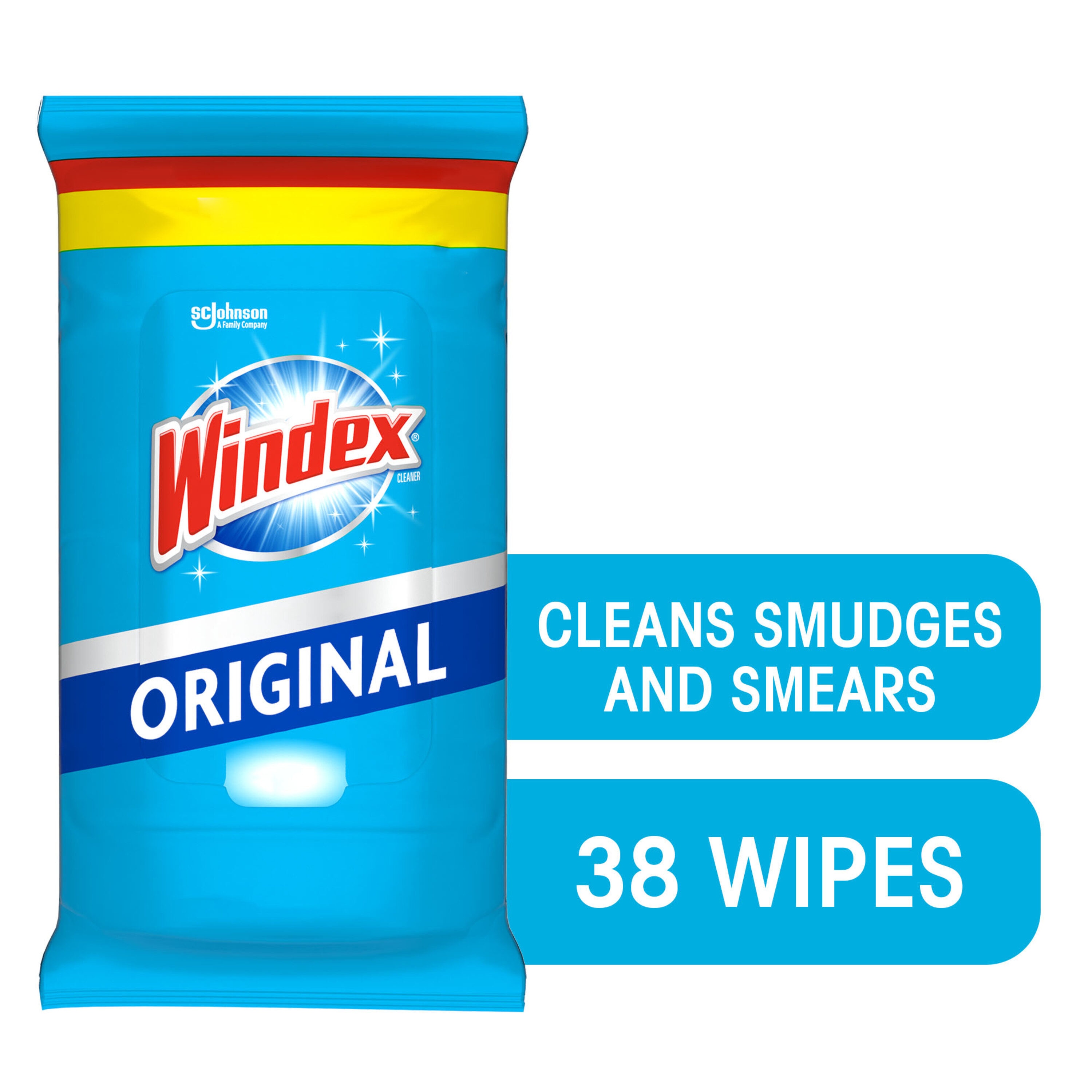 Windex 38-Count Wipes Glass Cleaner