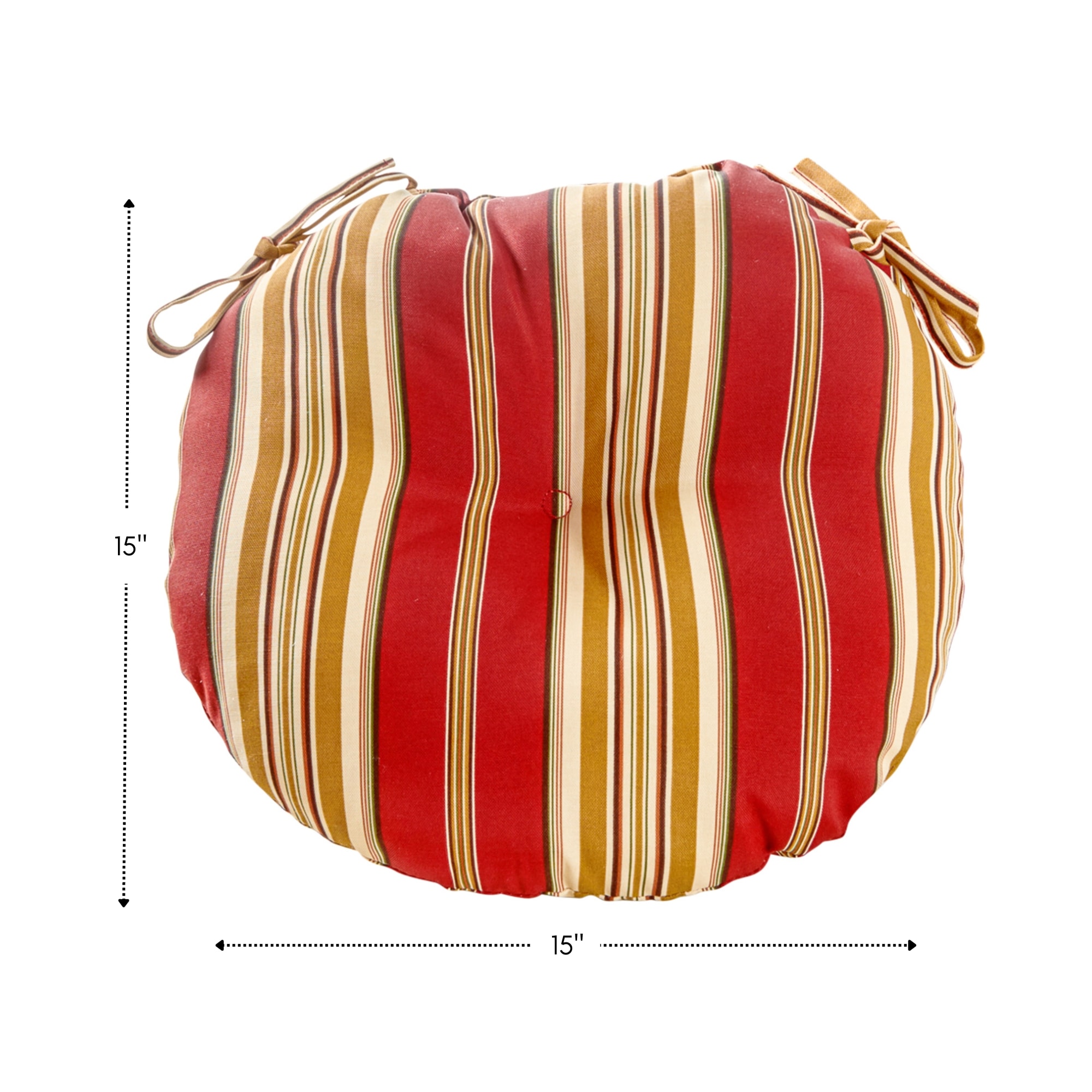 Greendale Home Fashions OC6816S4-ROMASTRIPE Patio-Furniture-Cushions - View #7