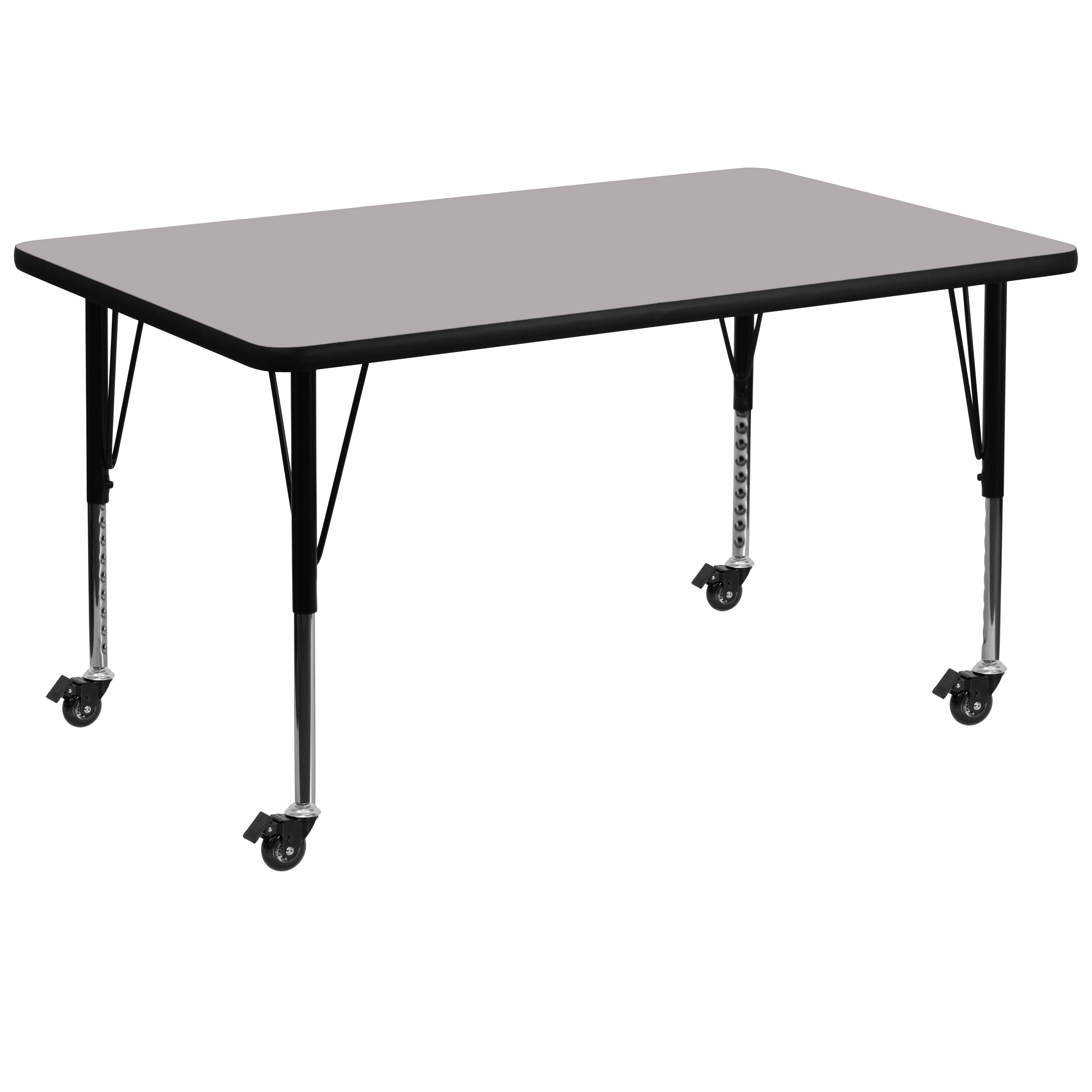Flash Furniture 847254080880 Gray Rectangular Kid's Play Table