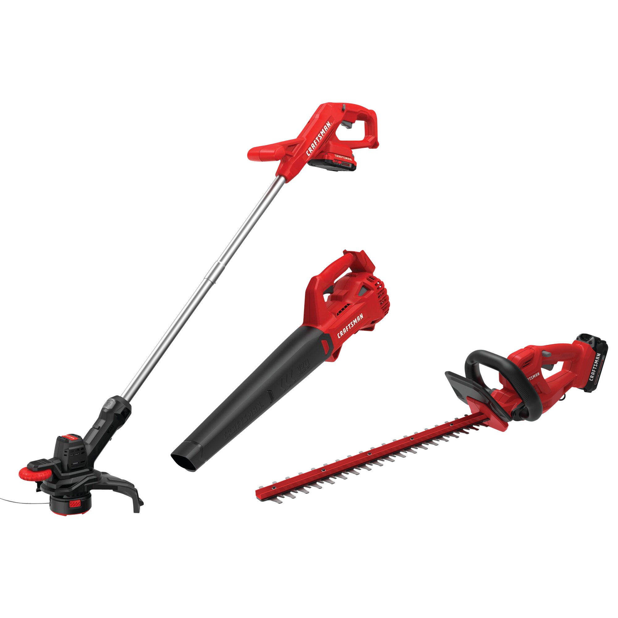 20V MAX Cordless Battery Powered String Trimmer & Leaf Blower Combo Kit  with (1) 1.5 Ah Battery and Charger