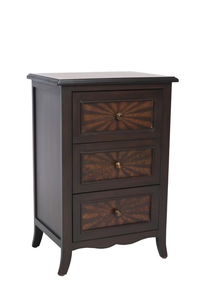 Safavieh AMH4037A Dodger Dark Cherry Wood End Table with Storage