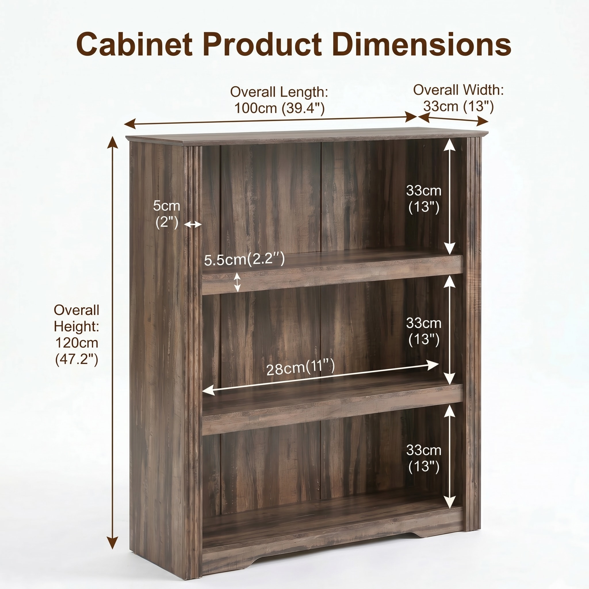 Wooakway SR02-40WG bookcases - View #6