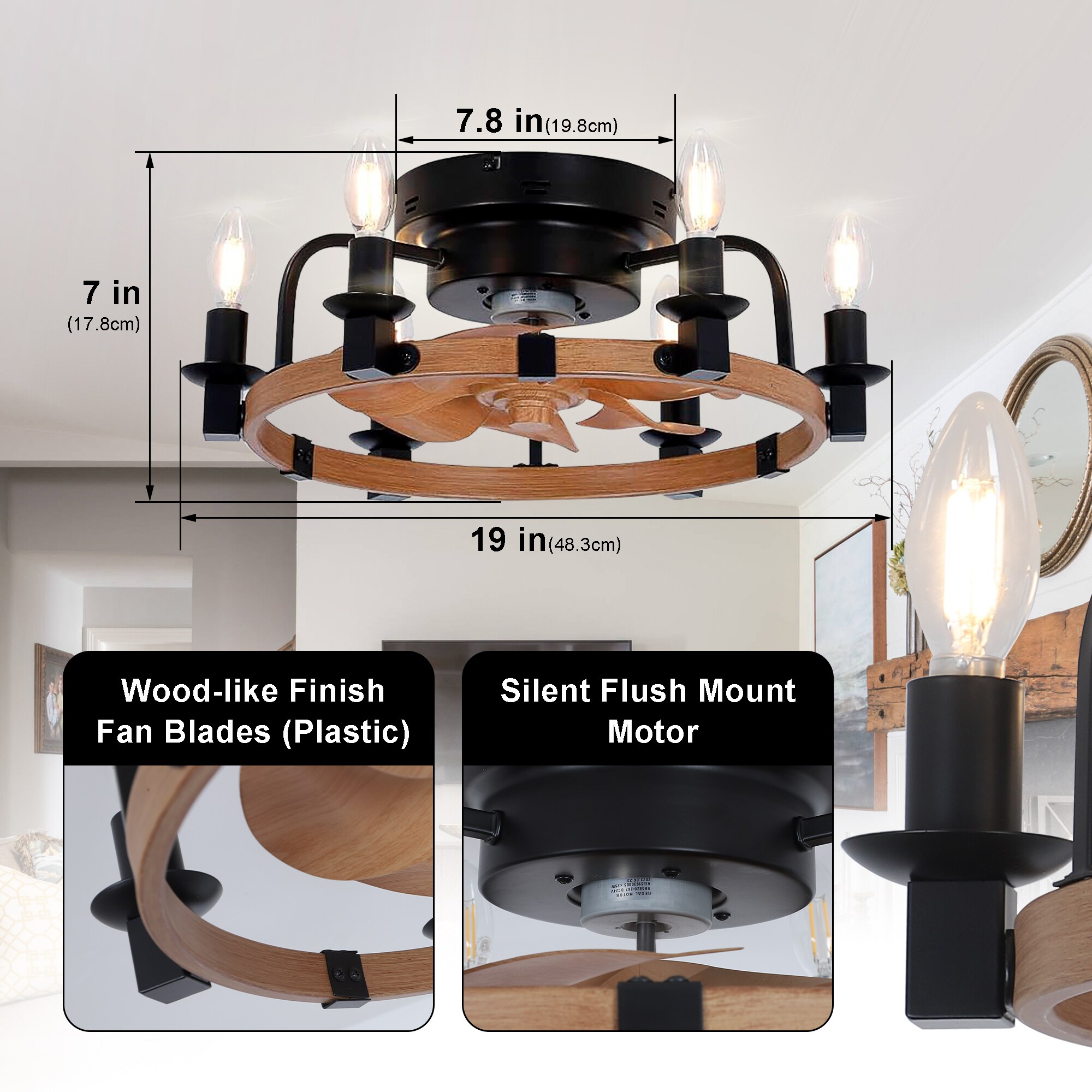Sunrinx MG9-CF-1 Ceiling-Fans - View #9