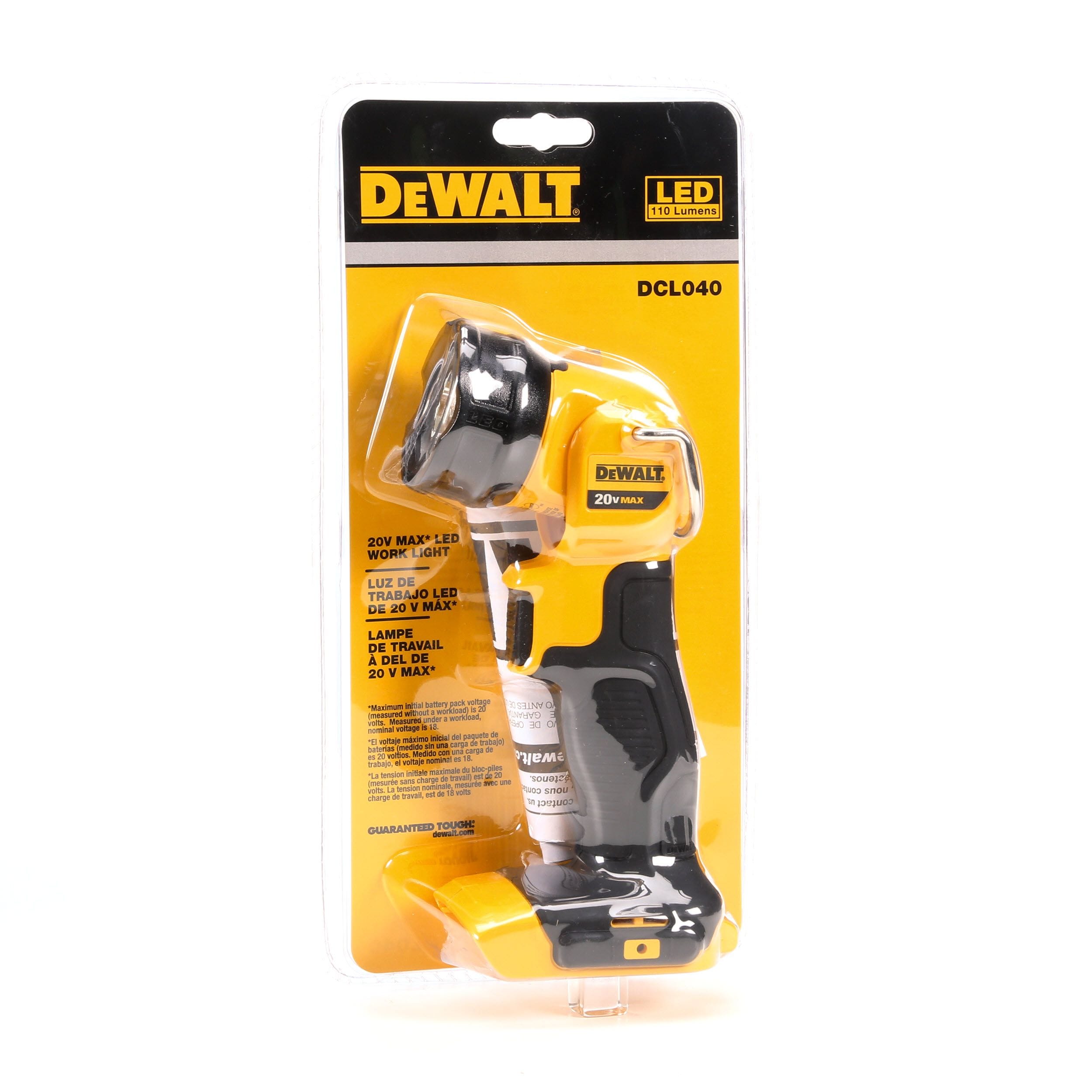Dewalt DCL040 LED Torch Flashlight Work Light 18V Body Only Workshop Tools 