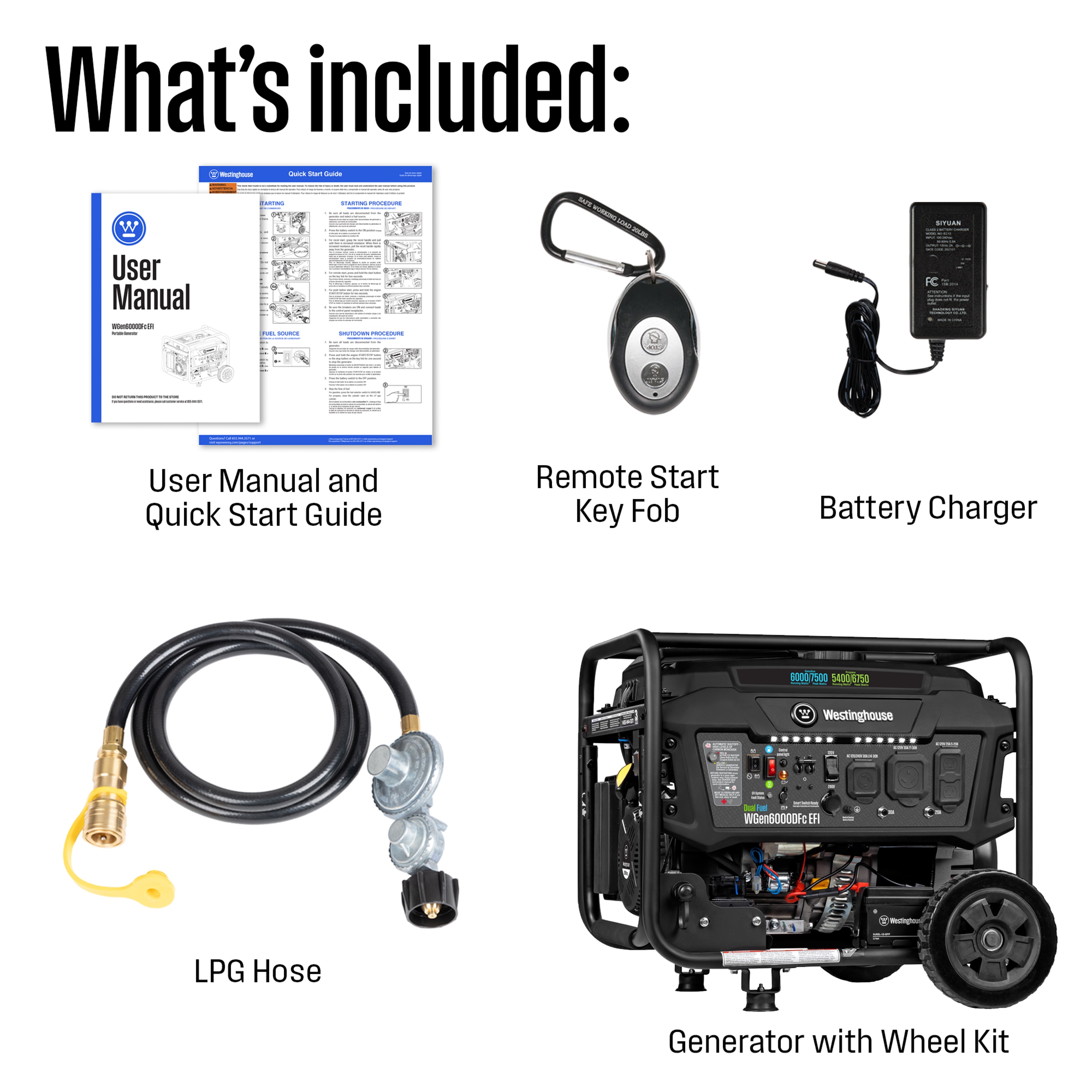 Westinghouse WGEN6000DFC EFI Portable-Generators - View #6