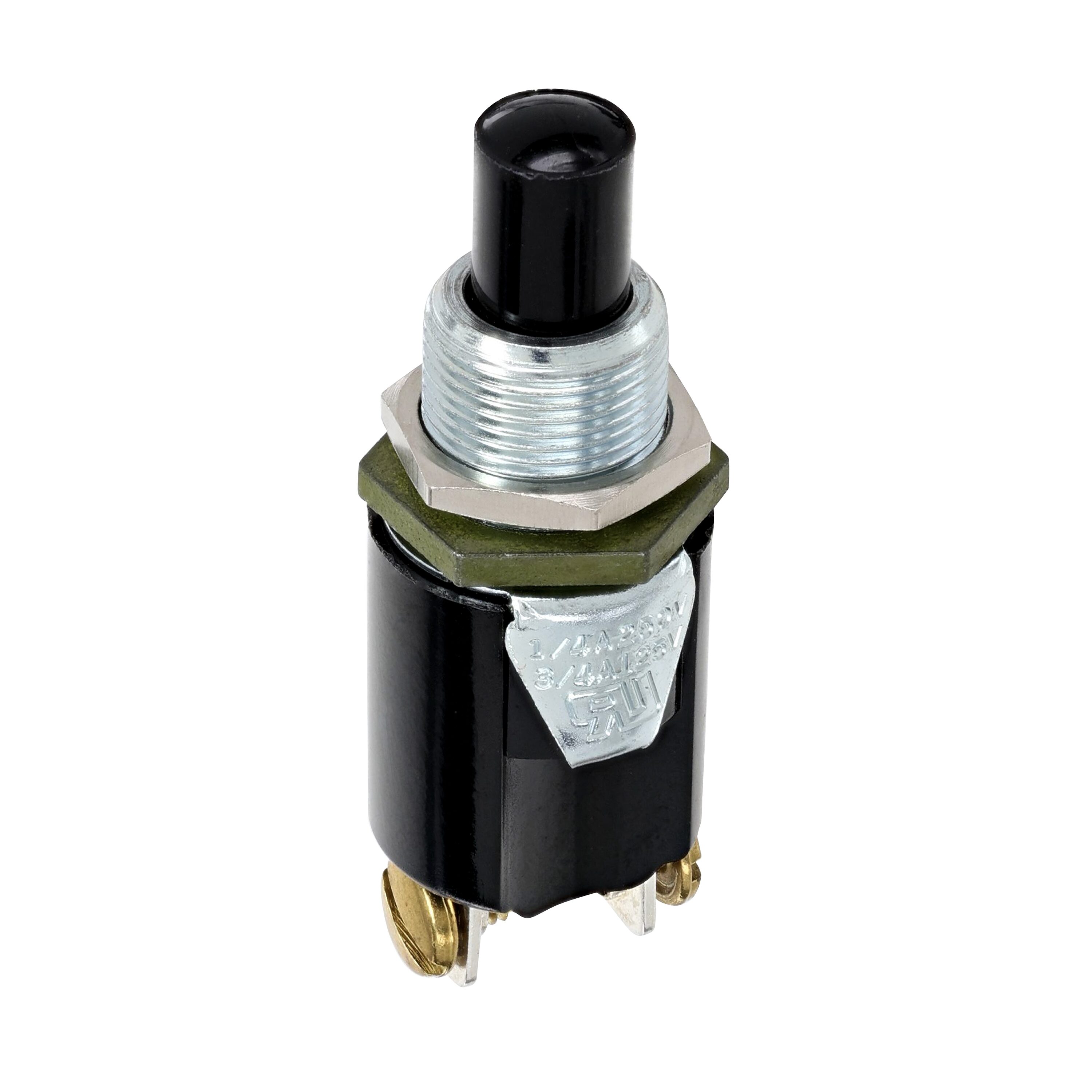Hillman 427638 0.75-amp Momentary Light Switch , Black