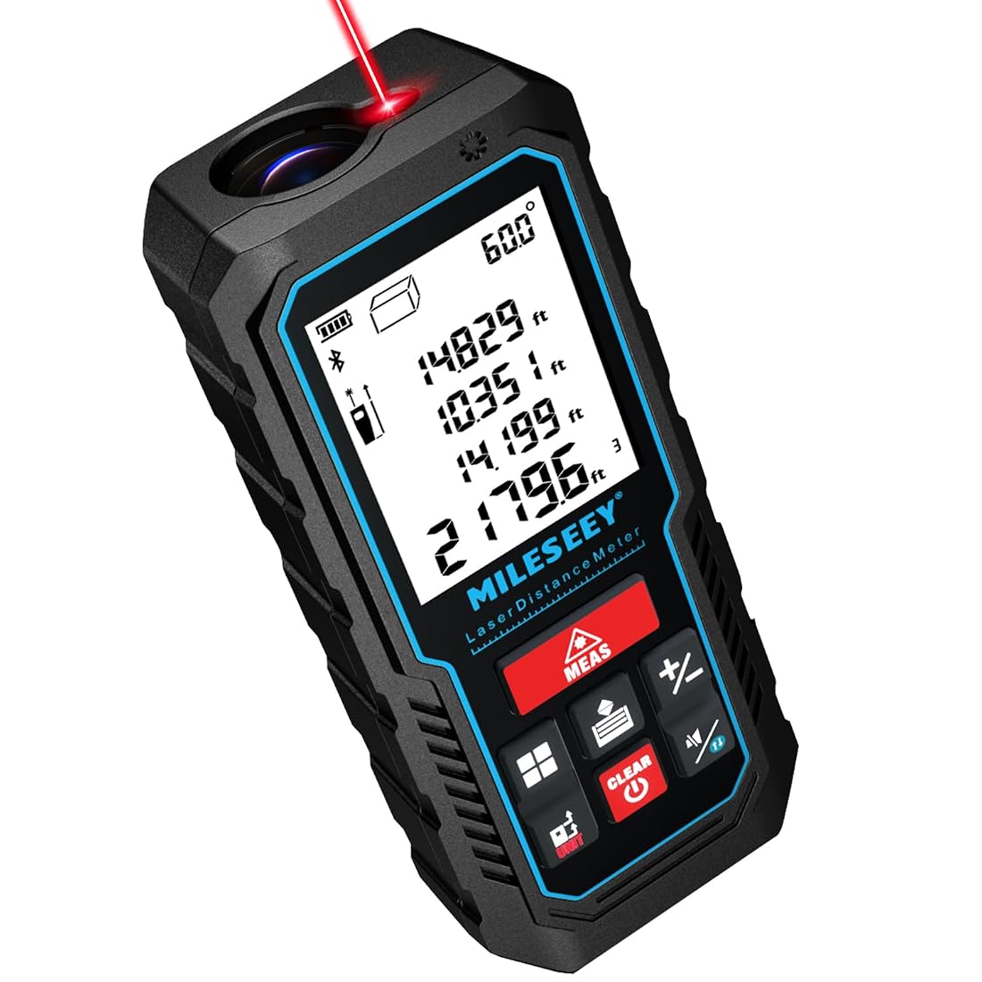 Aoibox 229Ft Laser Measurement Tool with Digital Angle Level Phone App and Plan Sketch Support #LAB3L2CV
