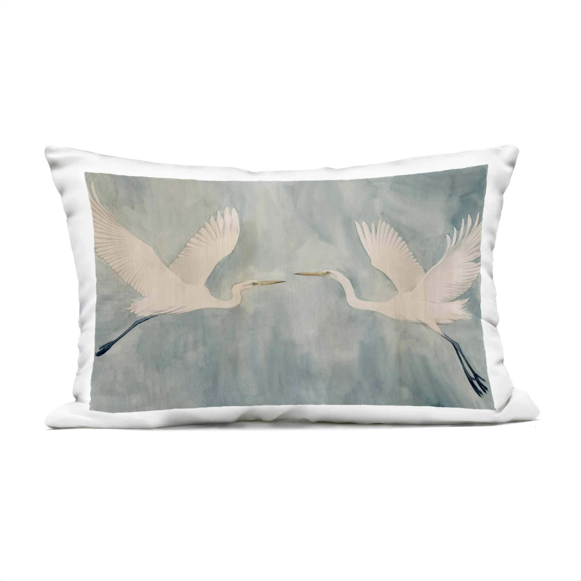Stupell Industries PLQ-273-ORC-14X20  Twin Island Specters Outdoor Printed Pillowdesign by Grace Popp 14 x 20