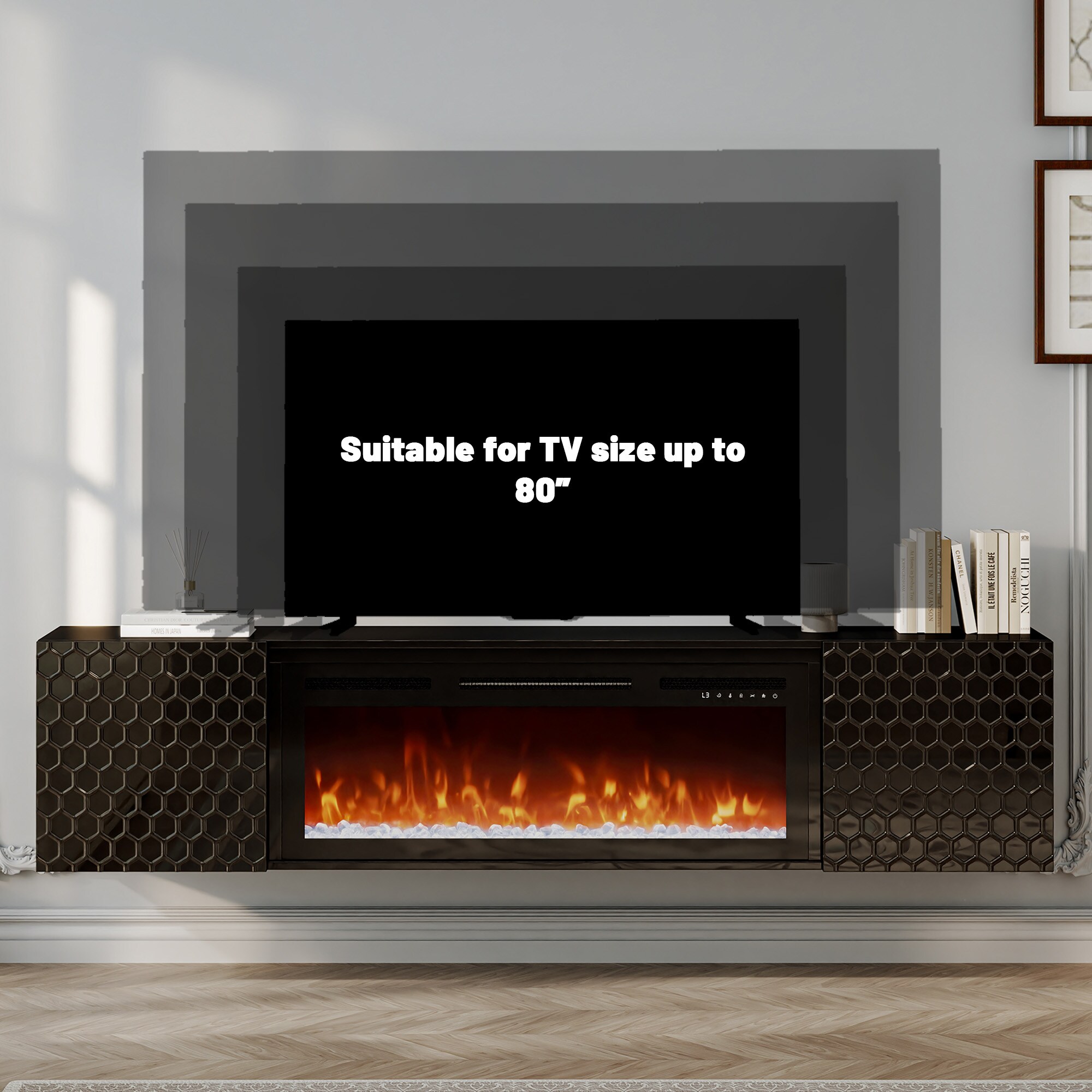 Clihome CL-WMTVS017-EXP-F018 Electric-Fireplaces - View #8