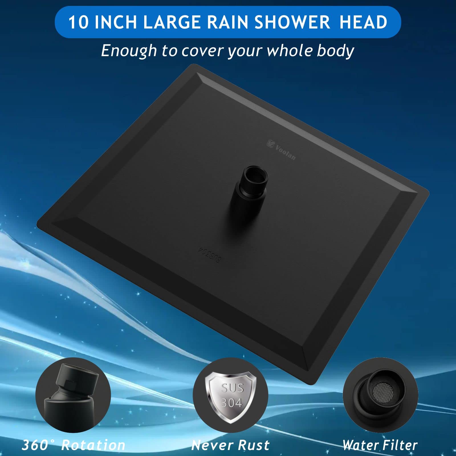 TNSO 5749848448739 Fixed-Showerhead - View #2