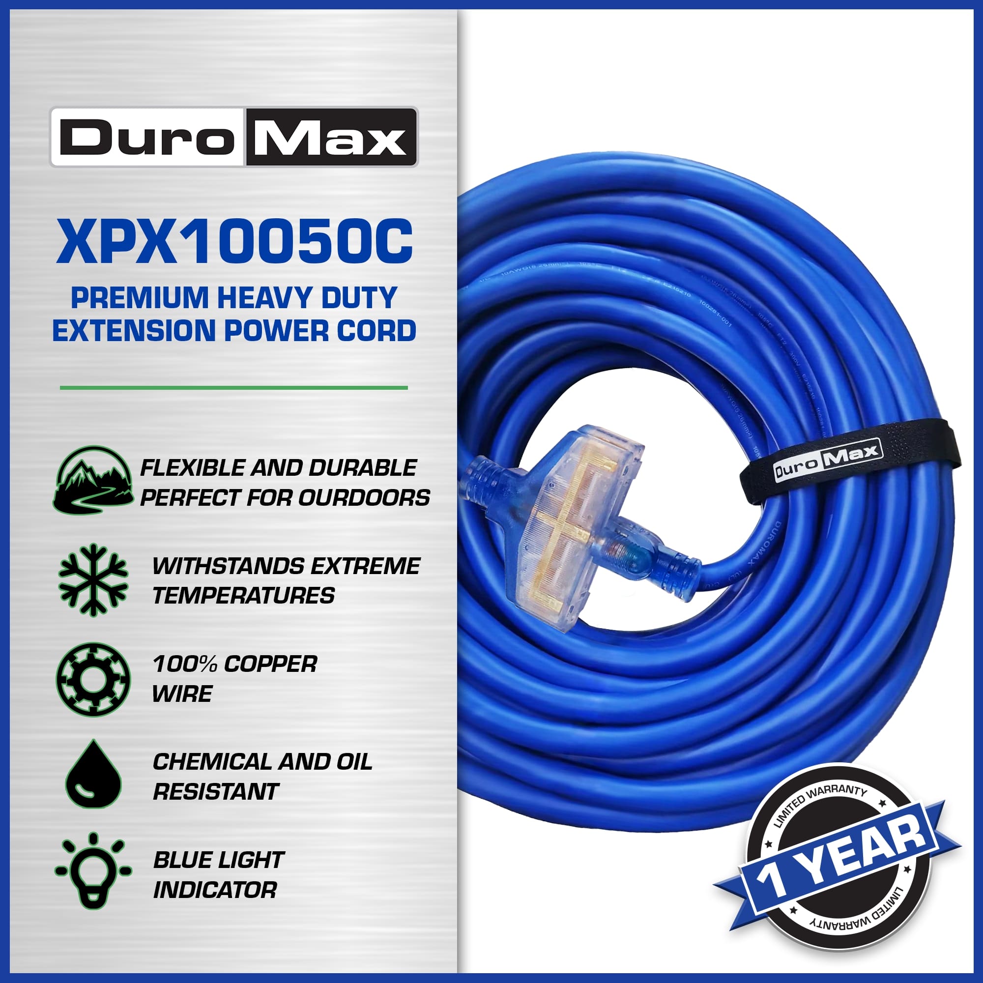 DuroMax XPX10050C Electrical-Extension-Cords - View #2