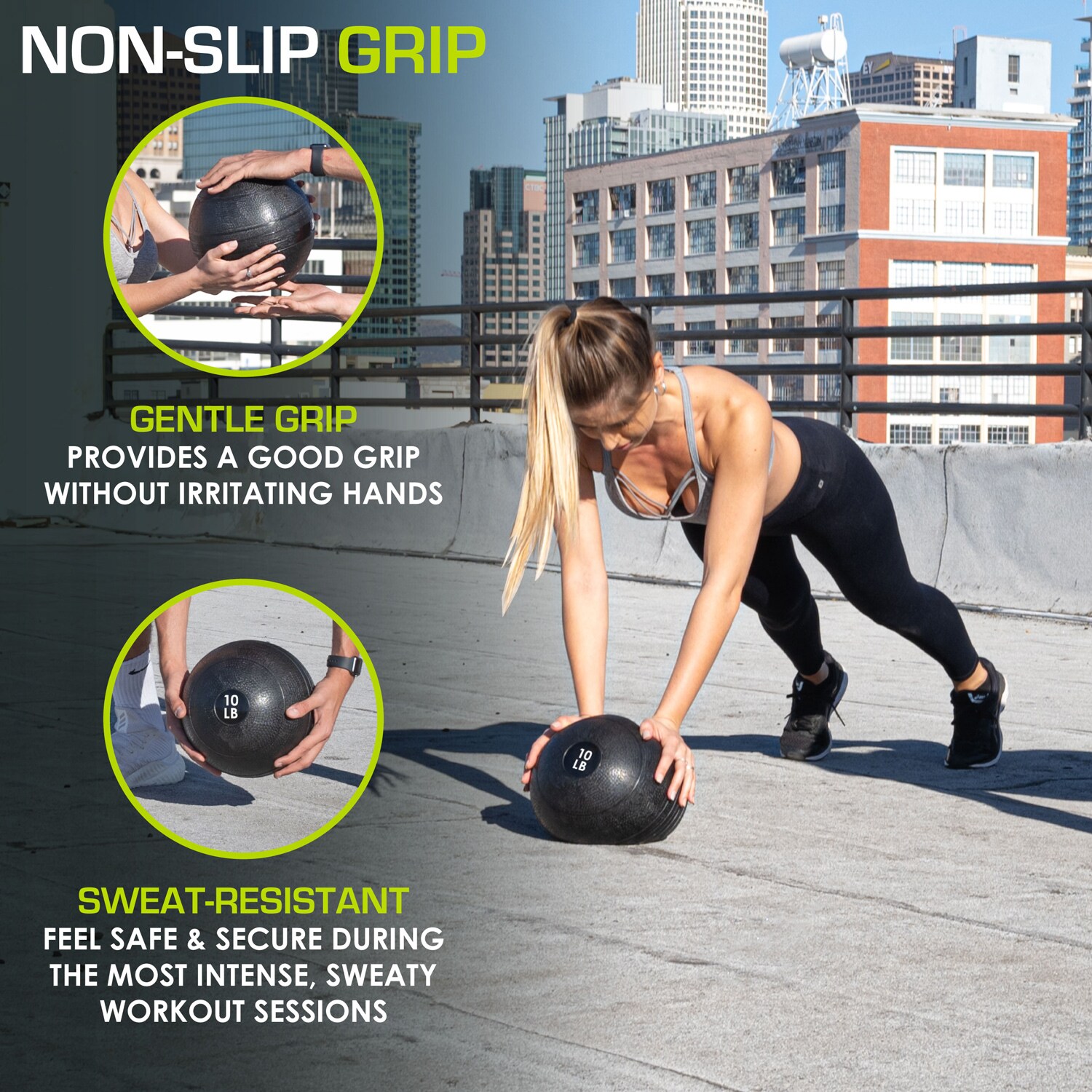 ProsourceFit PS-2220-CSB-10 Medicine-Balls - View #3