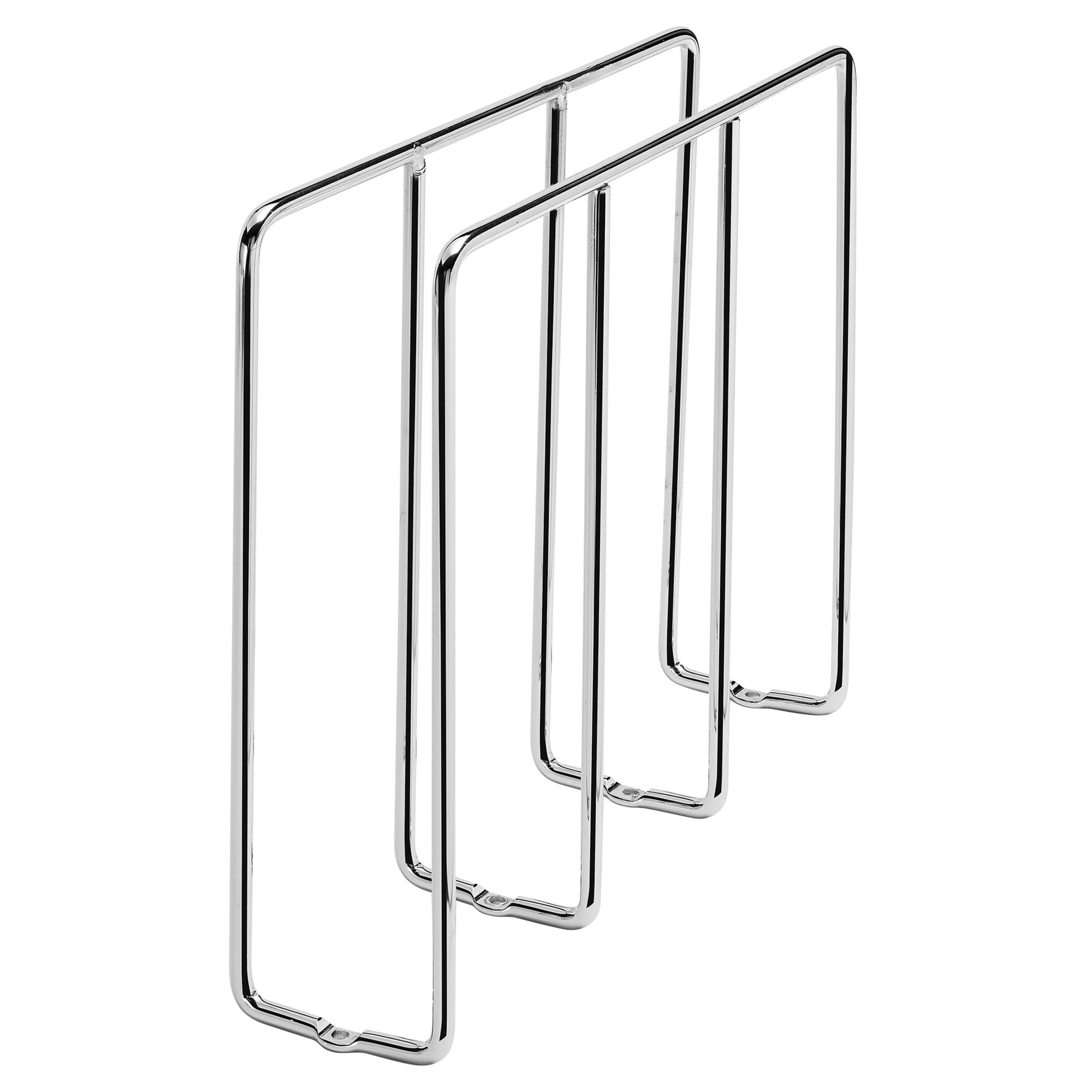 Rev-A-Shelf 156930 3-Inches W x 10-Inches H x 11.88-Inches D 2 -Tier Freestanding Silver Metal Pull-out Bakeware organizer