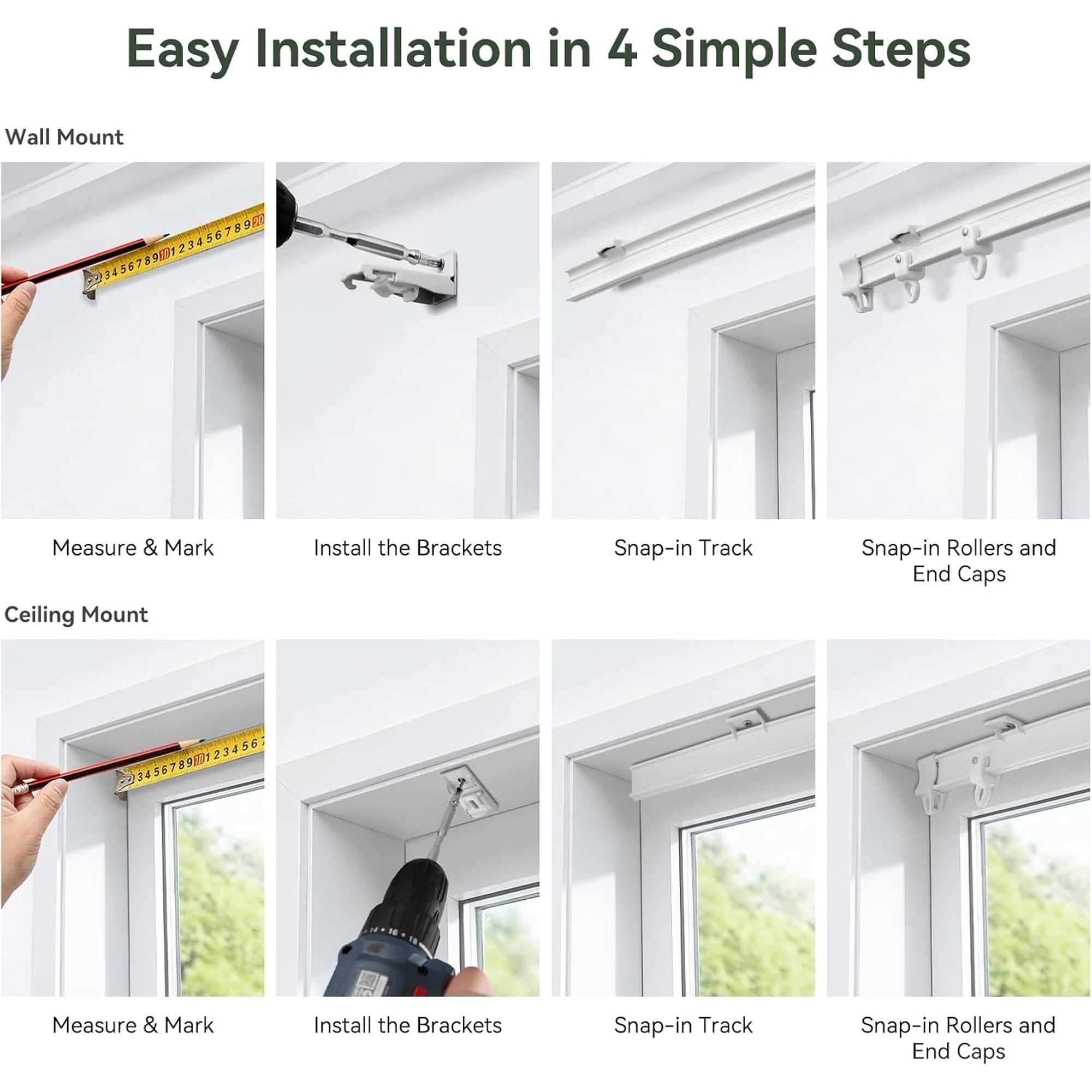 Numhew NHBEN24988 Curtain-Rods - View #6