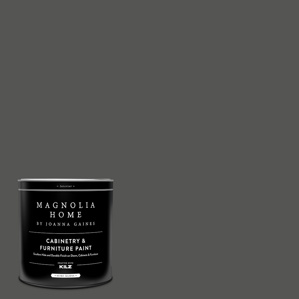Magnolia Home MAG149-4082239  by Joanna Gaines Semi-gloss Prairie Smoke MAG149 Tintable Cabinet Furniture Paint Enamel ( 1-quart )