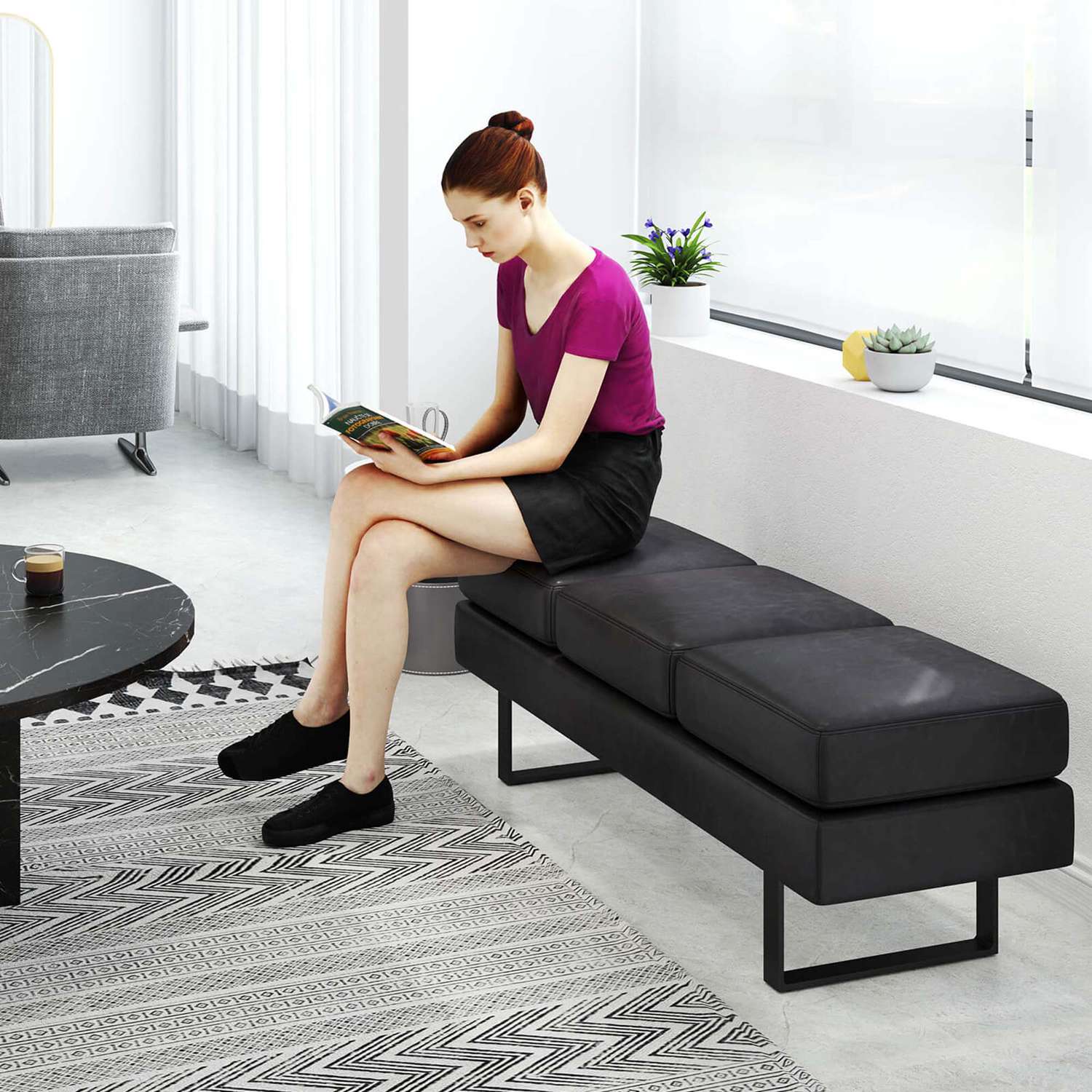 Costway CSHY003787 Indoor-Ottomans - View #5