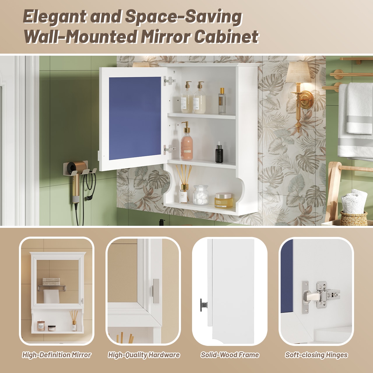 Forclover HUC-W2203P176566 Bathroom-Medicine-Cabinets - View #10