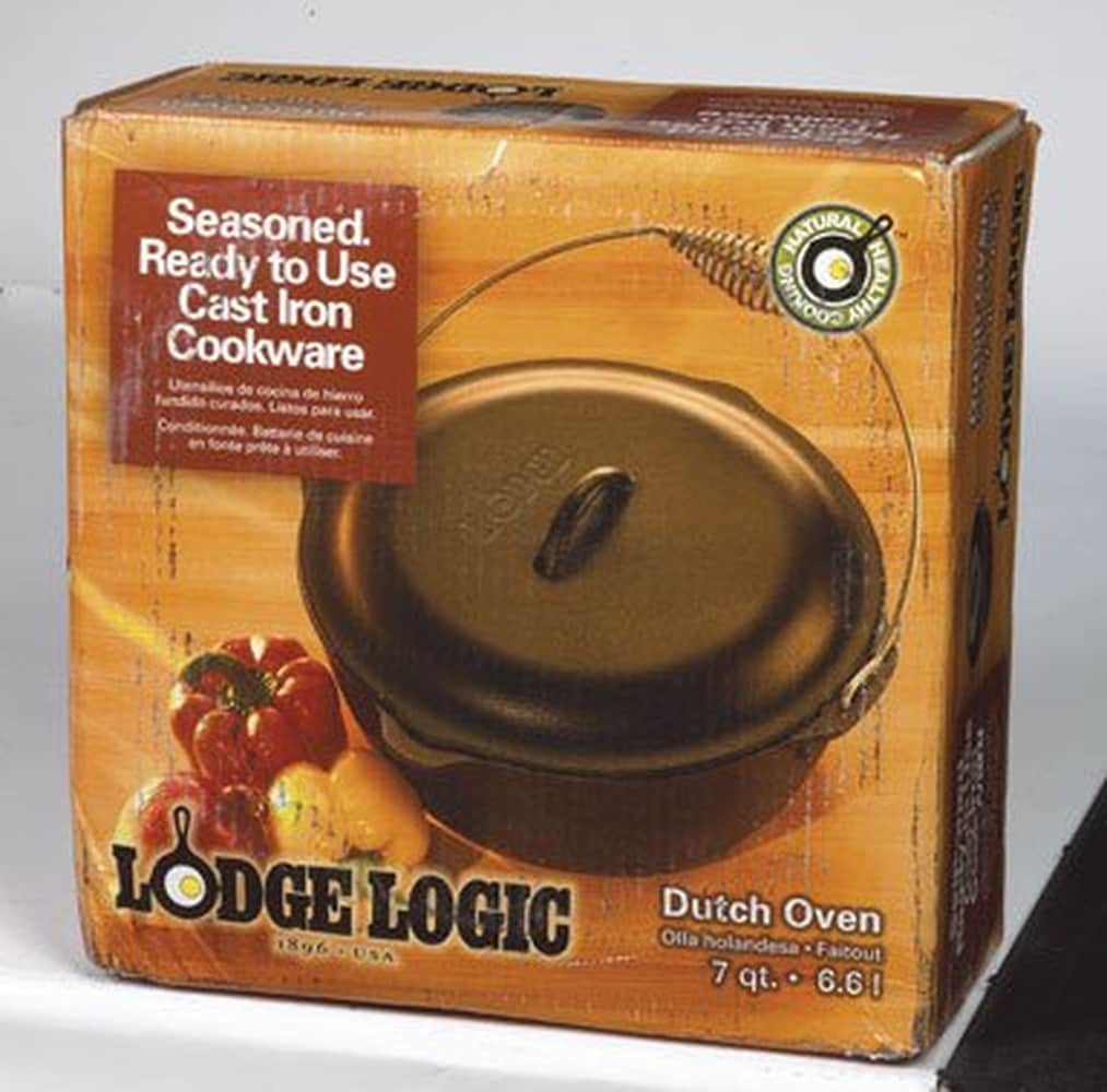 Lodge  5-Quart Seasoned Cast Iron Dutch Oven L8D03