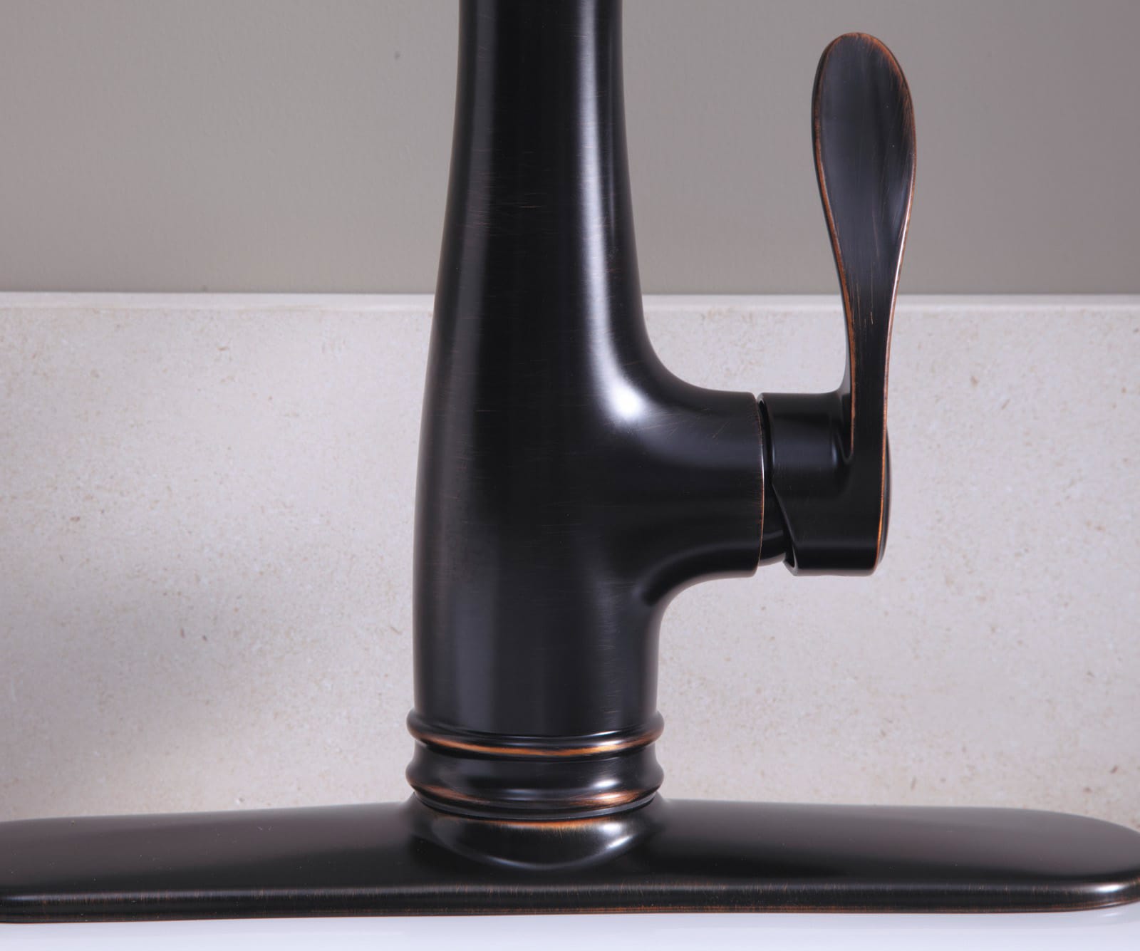 KOHLER Bellera Oil-Rubbed Bronze Single Handle Pull-down Kitchen