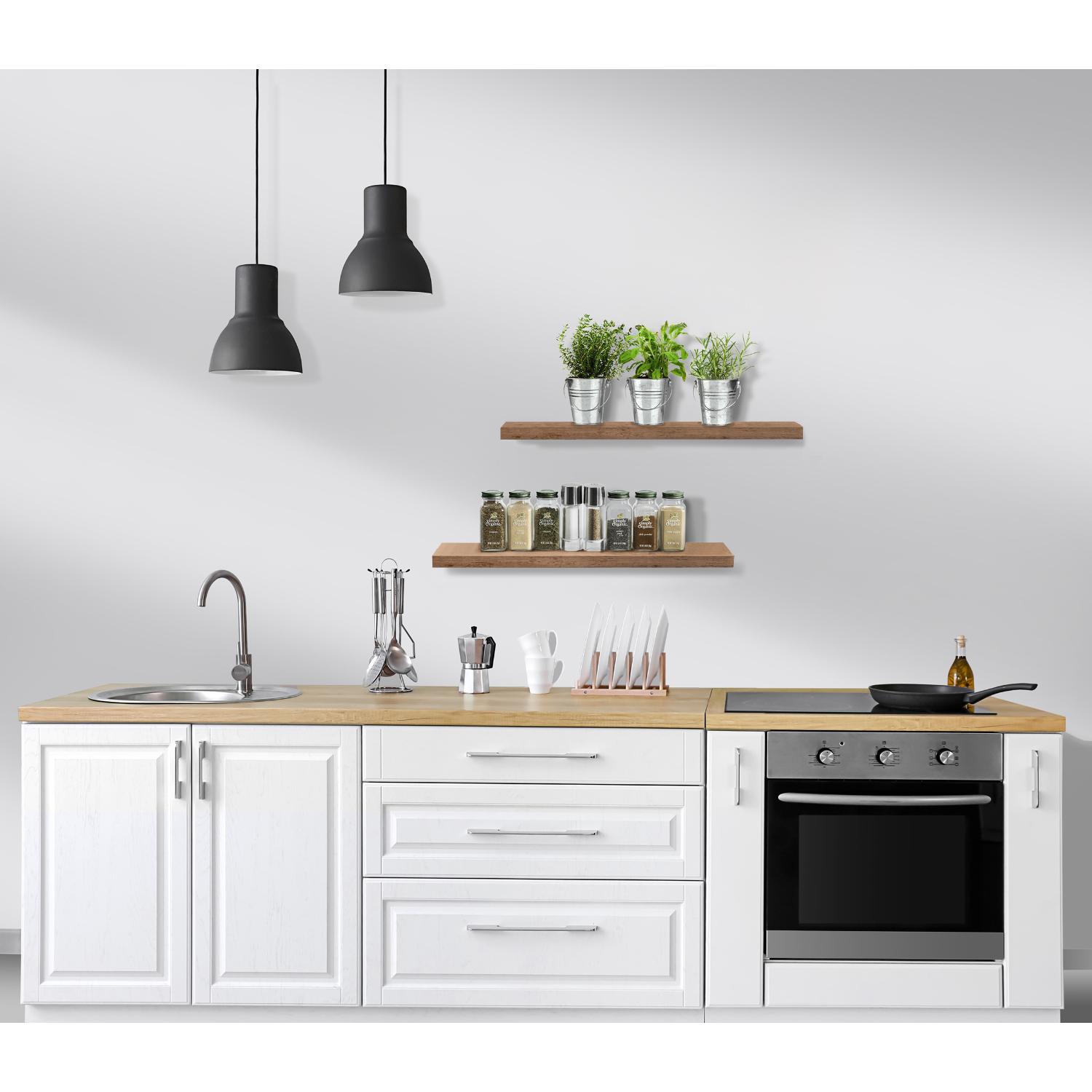 SORBUS WD-FLT3-MGW Wall-Mounted-Shelving - View #5