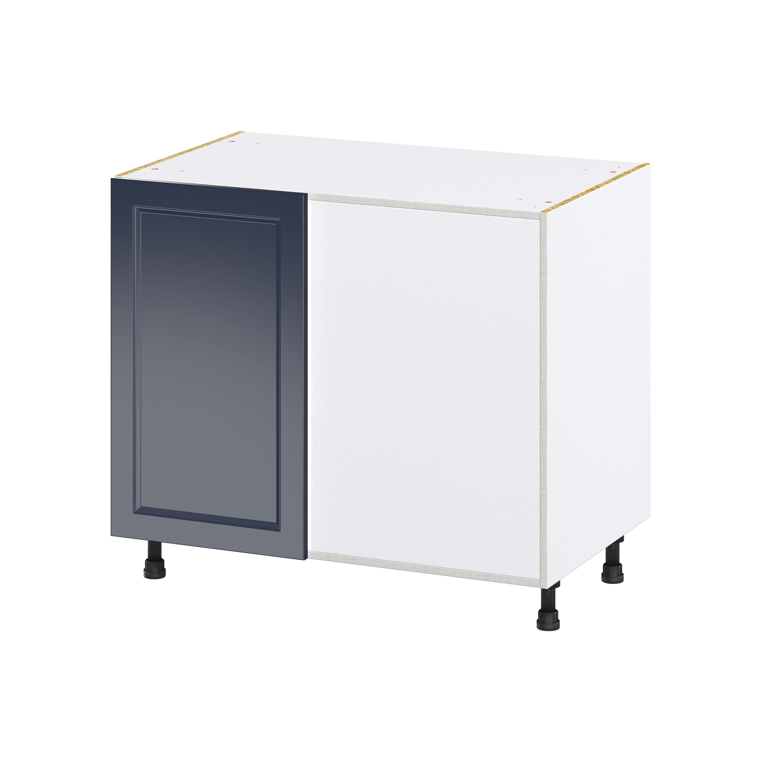 Hugo&Borg DSBBCR39LCP-LO Lorette 39-in W x 34.5-in H x 24-in D Navy Blue Blind Blind Base Fully assembled Cabinet (Recessed Panel Shaker)