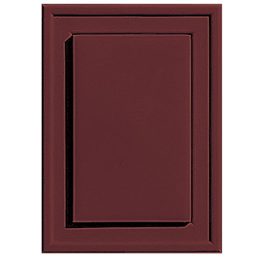 Builders Edge 130130001078 4.5-in x 6.25-in Wineberry Vinyl Universal Mounting Block