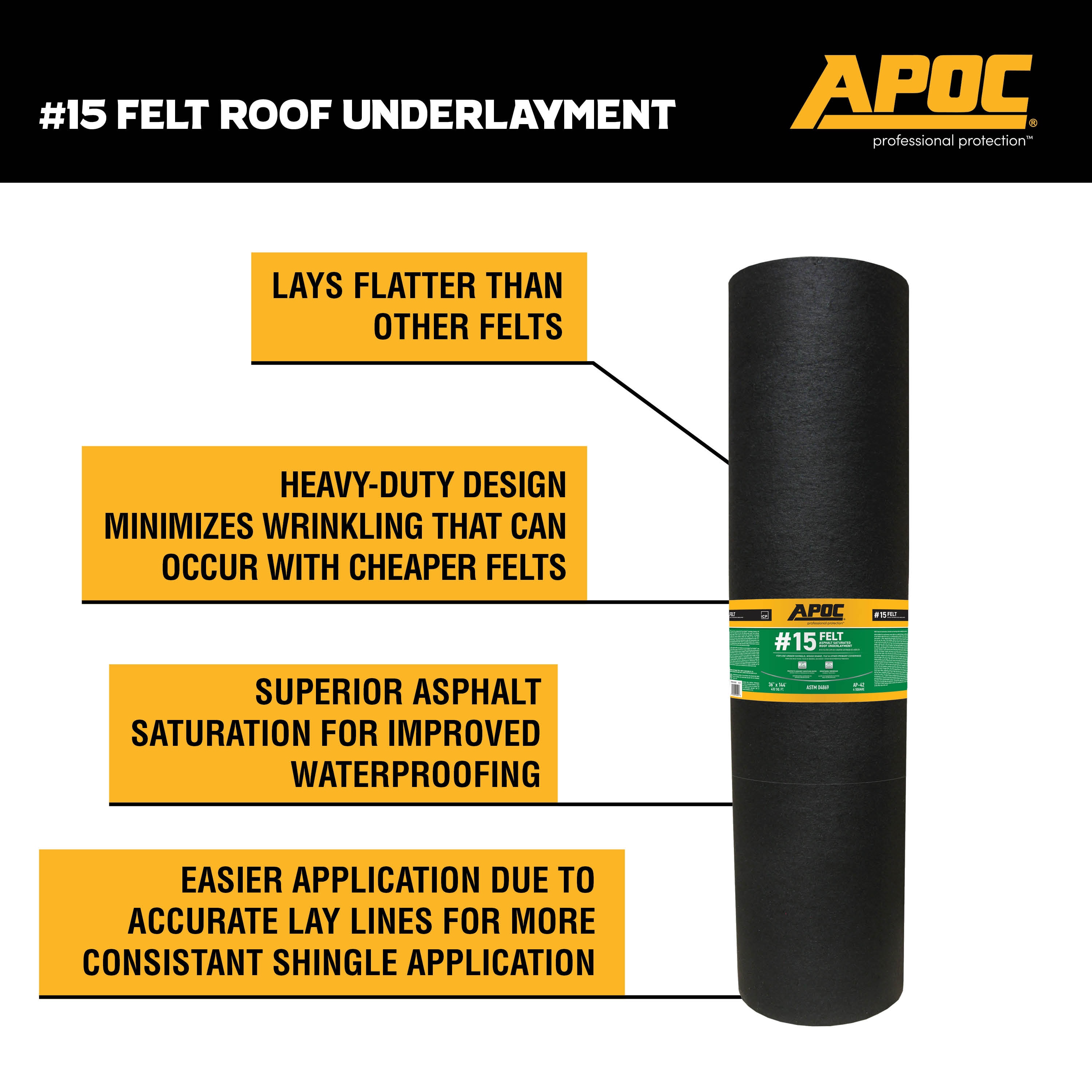 APOC AP-0042 Roofing-Underlayment - View #3