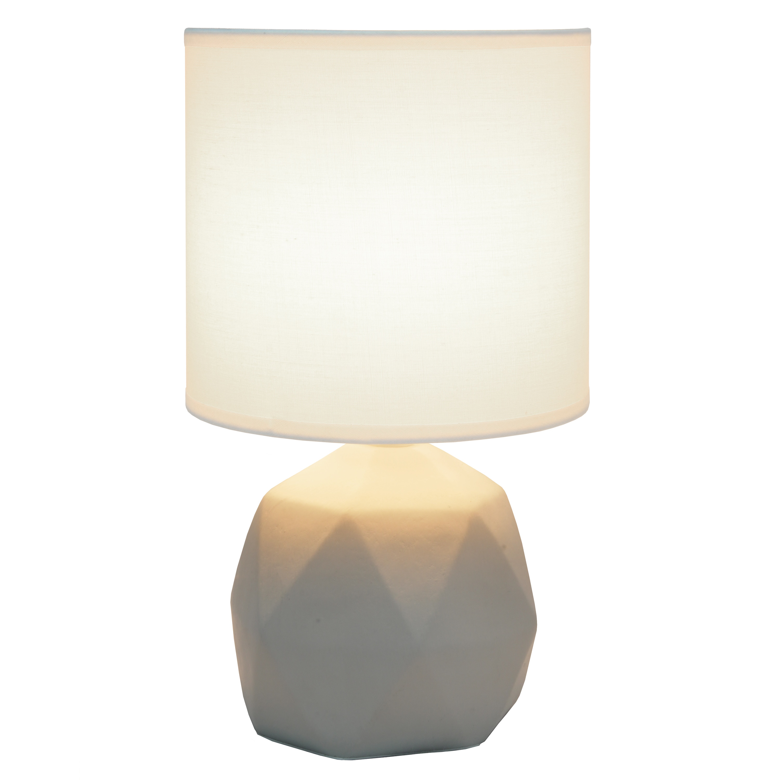 Simple Designs LT2060-WHT Table-Lamps - View #2
