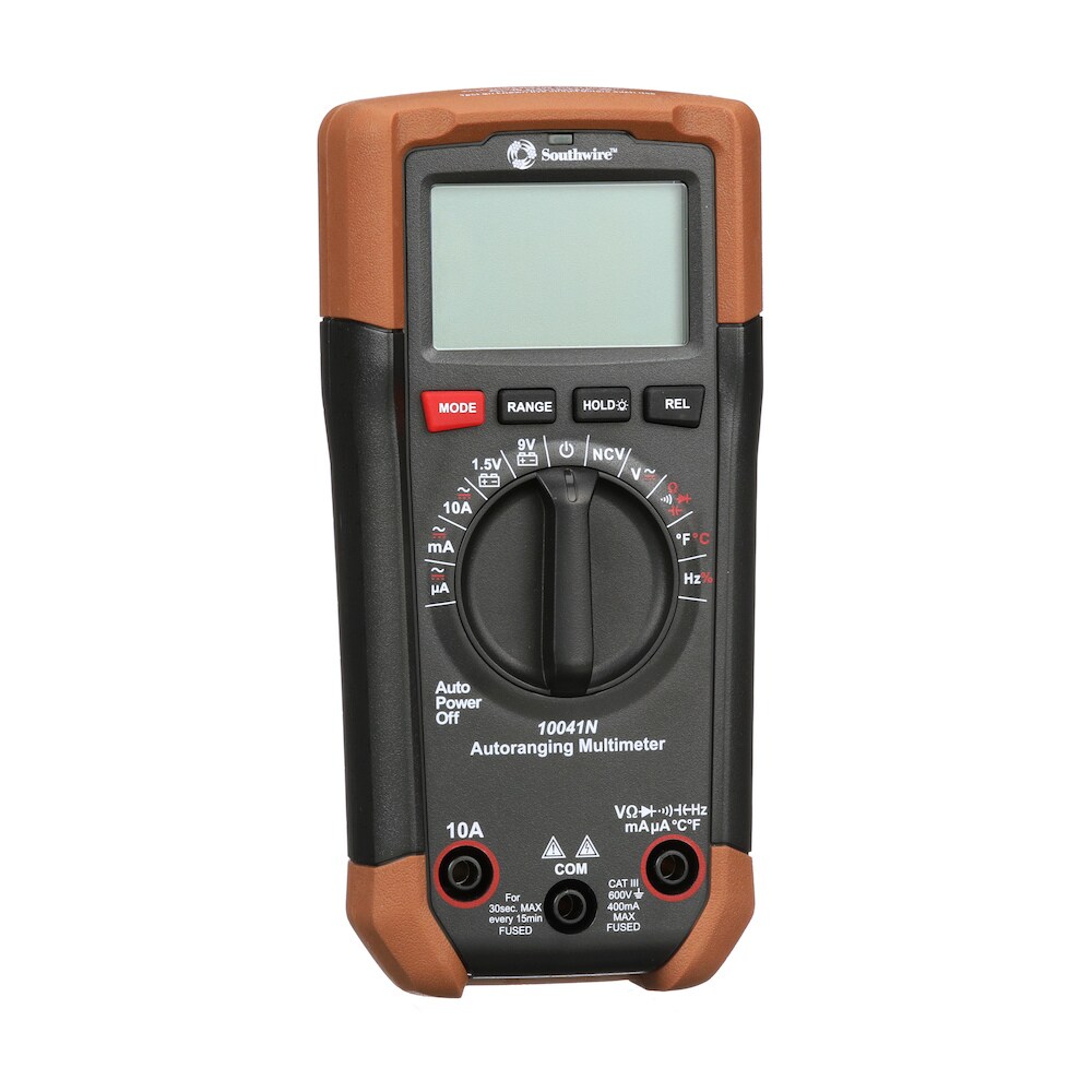 Southwire Tools & Equipment 10041N Auto Multimeter,Black/Brown 