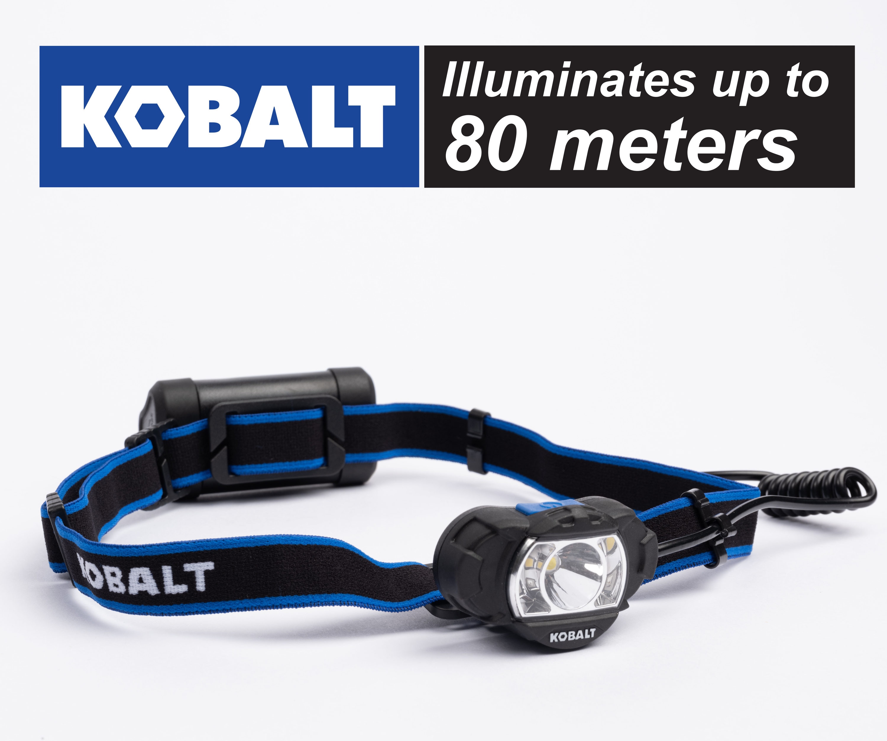 Kobalt 350-Lumen LED Headlamp (Battery Included) in the Headlamps  department at