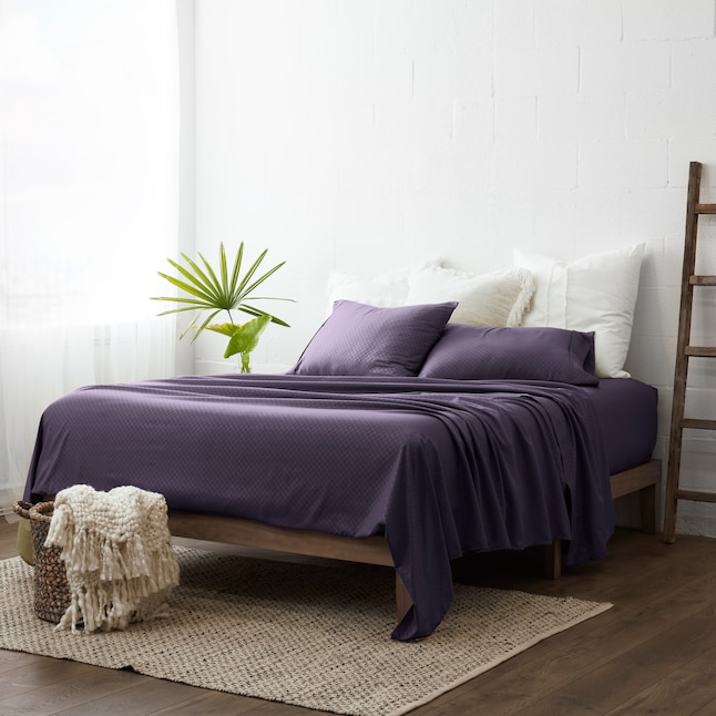 4 Piece Bed Sheet In The Sheets, Lilac King Size Bed Sheets