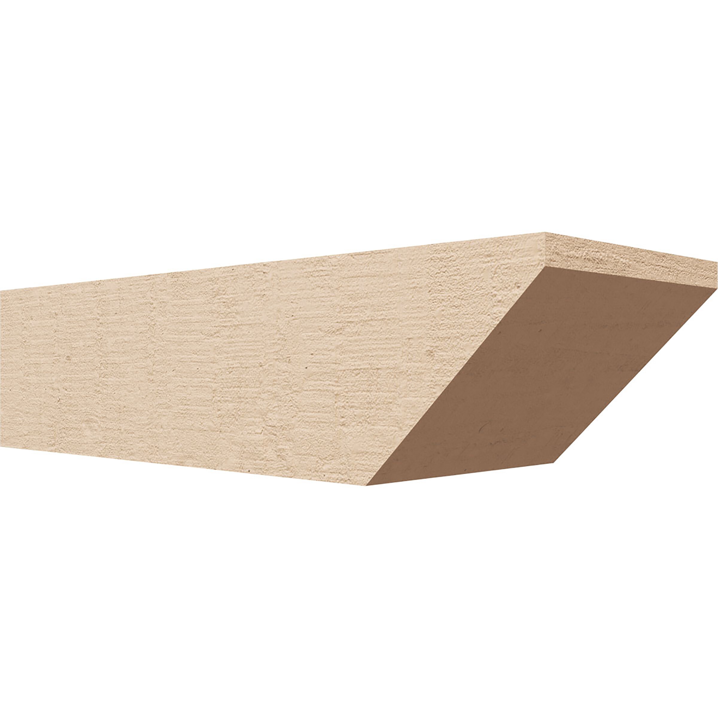 Ekena Millwork RFTU06X04X16CONRCPR Concord Woodgrain 6-in x 4-in x 16-in Brown Urethane Standard bracket