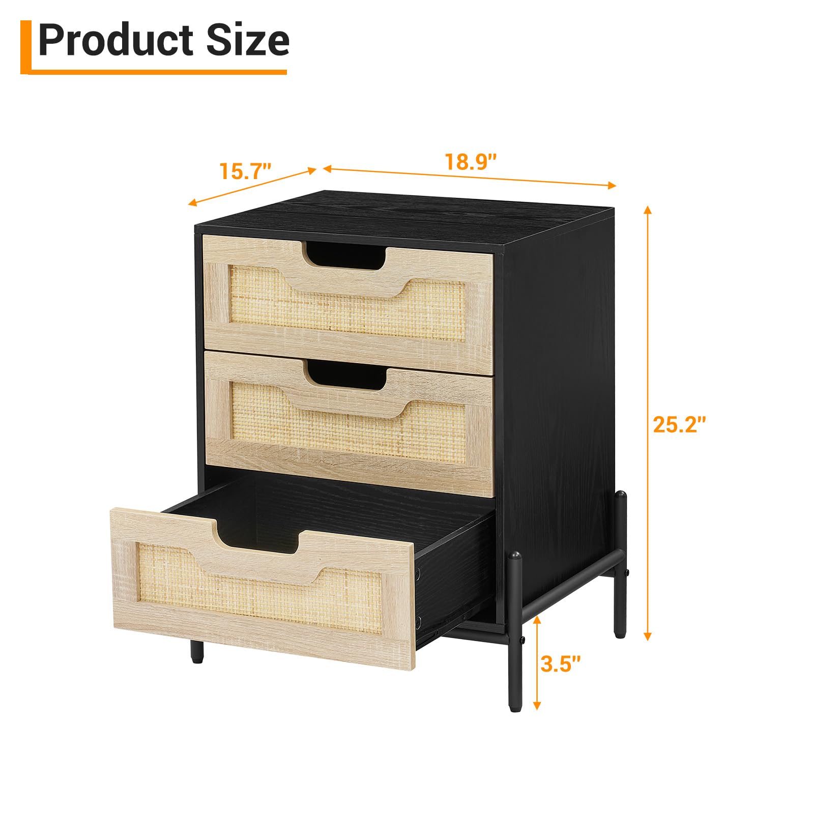 GarveeLife LSLX-PHO-13FH nightstands - View #3
