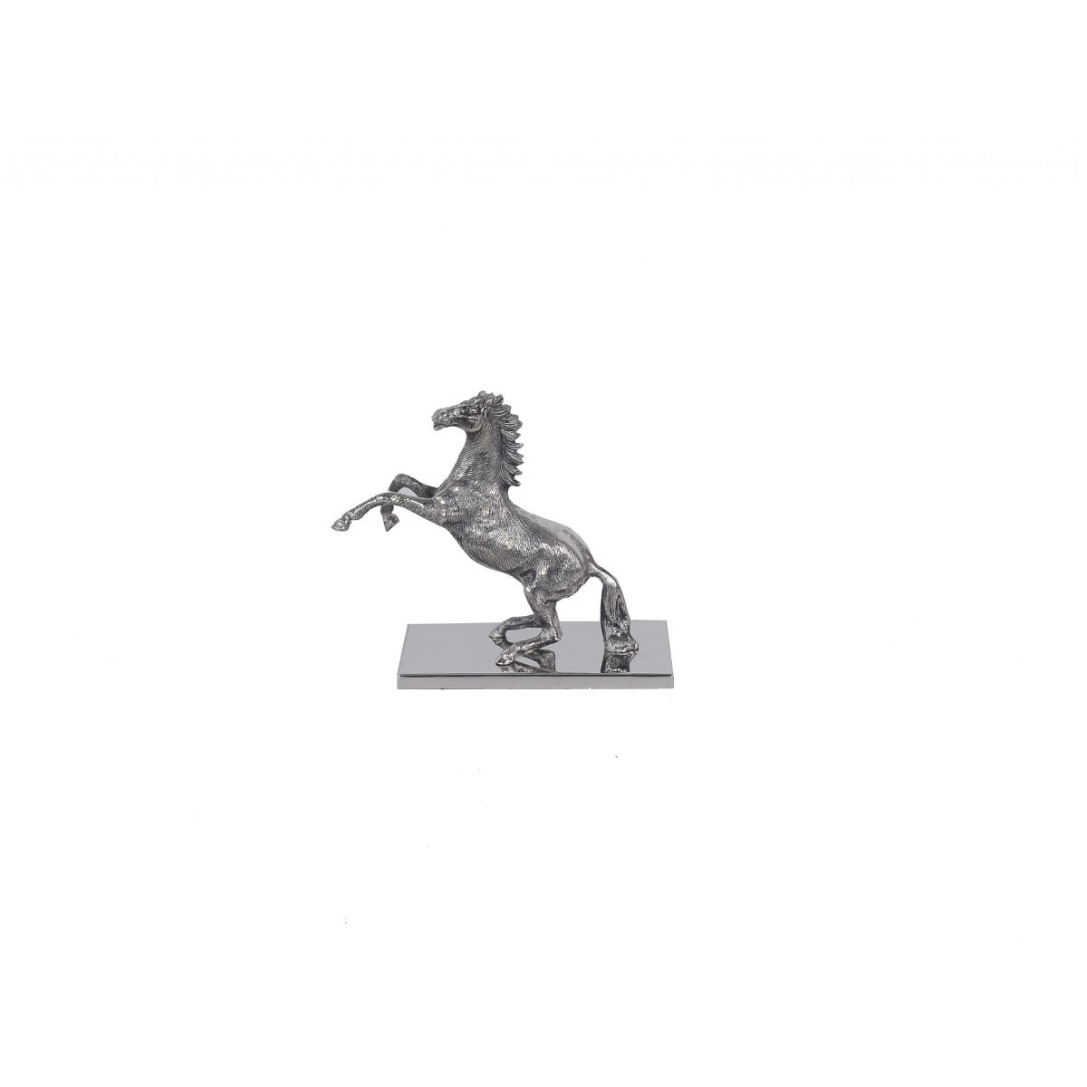 HomeRoots 364227 Silver Metal Modern Statue