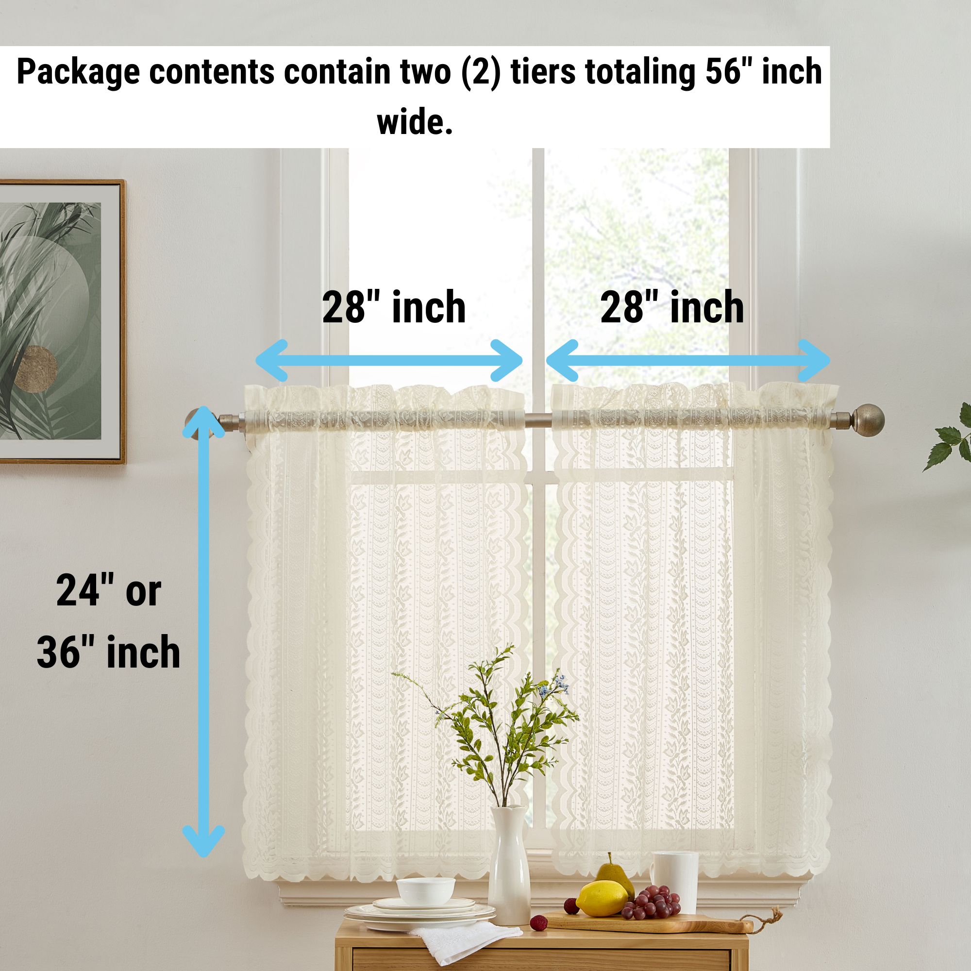 HLC.me SPHA-36-IVRY valances - View #2