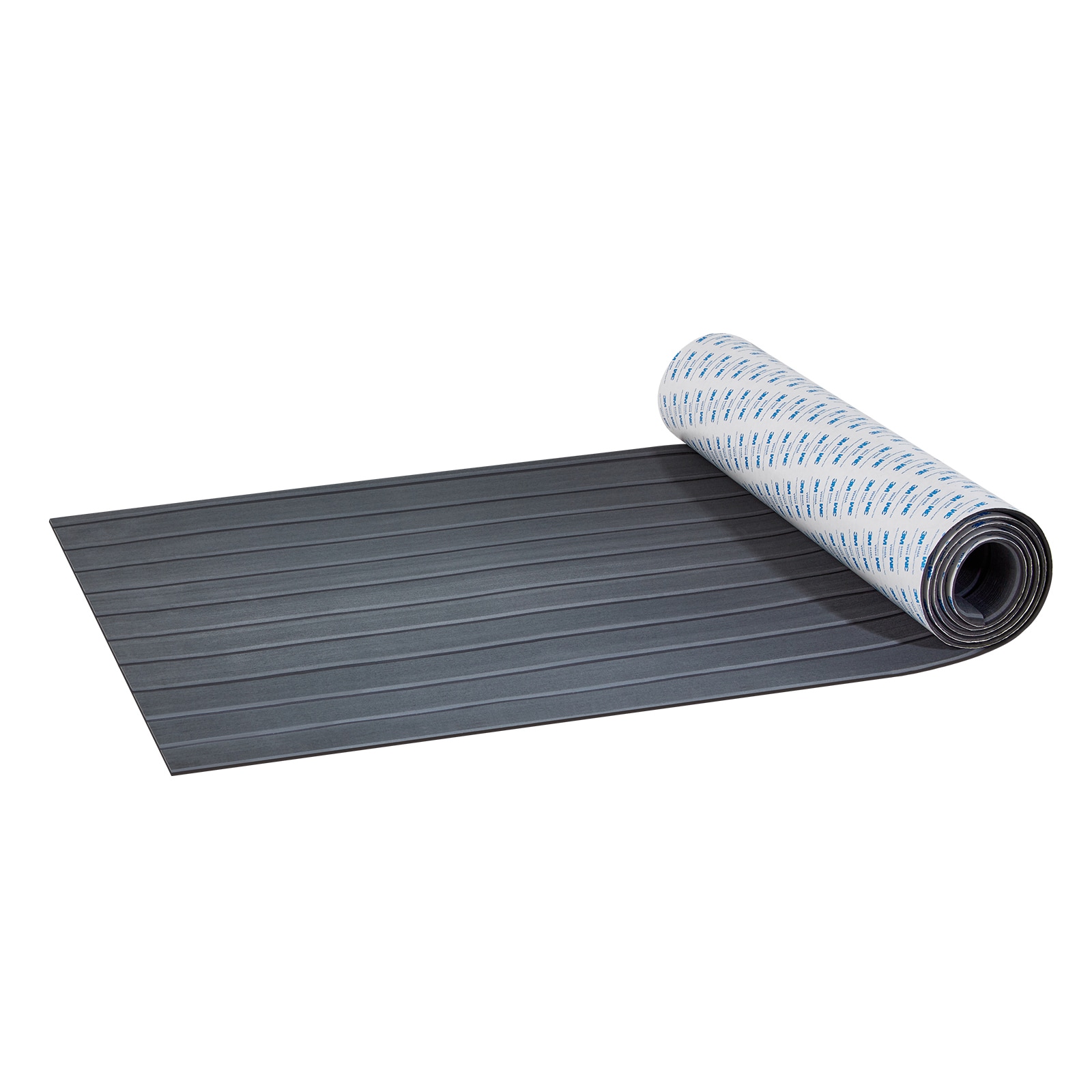 Mecale 94.5 x 23.6-in EVA Foam Boat Decking 15.5-sq-ft Non-Slip Self-Adhesive Fine Groove Charcoal