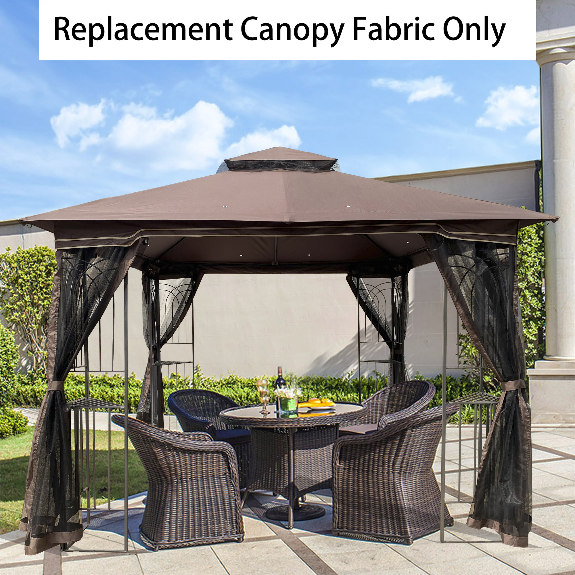 LUXEYARD DS-Y-W419-101852 Wood-Resin-Gazebos - View #3