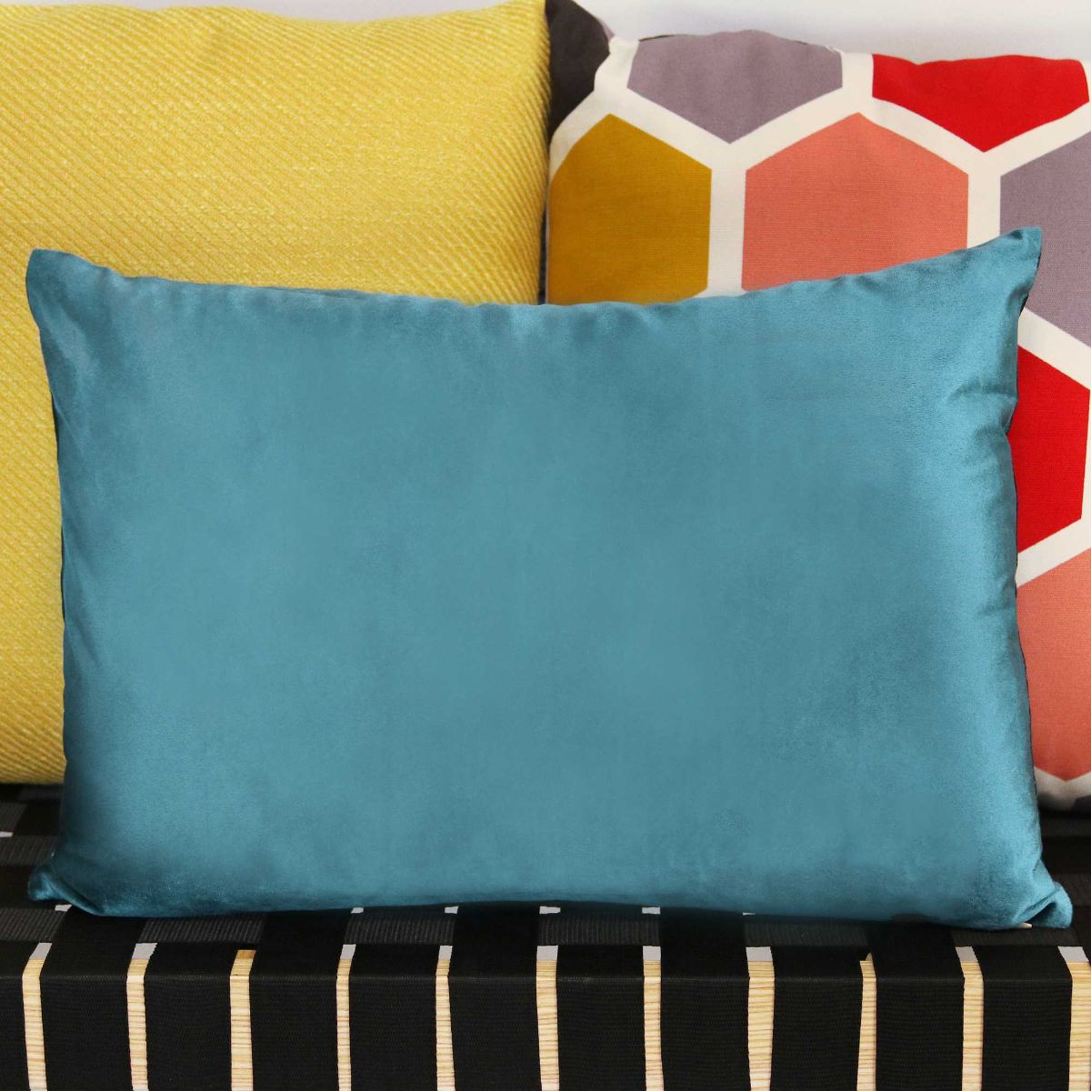 Teal 2025 rectangle pillow