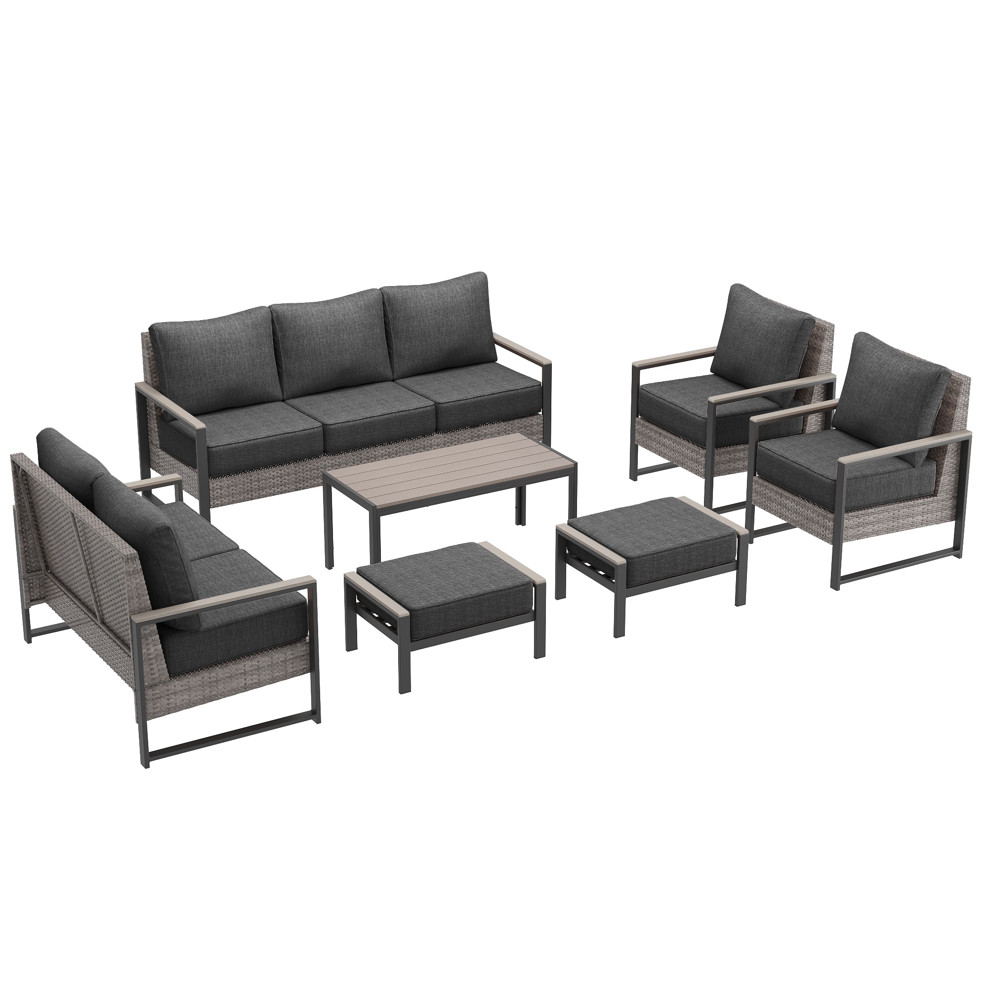ACEGOSES LW-148HBK-S3T6 Patio-Conversation-Sets - View #2