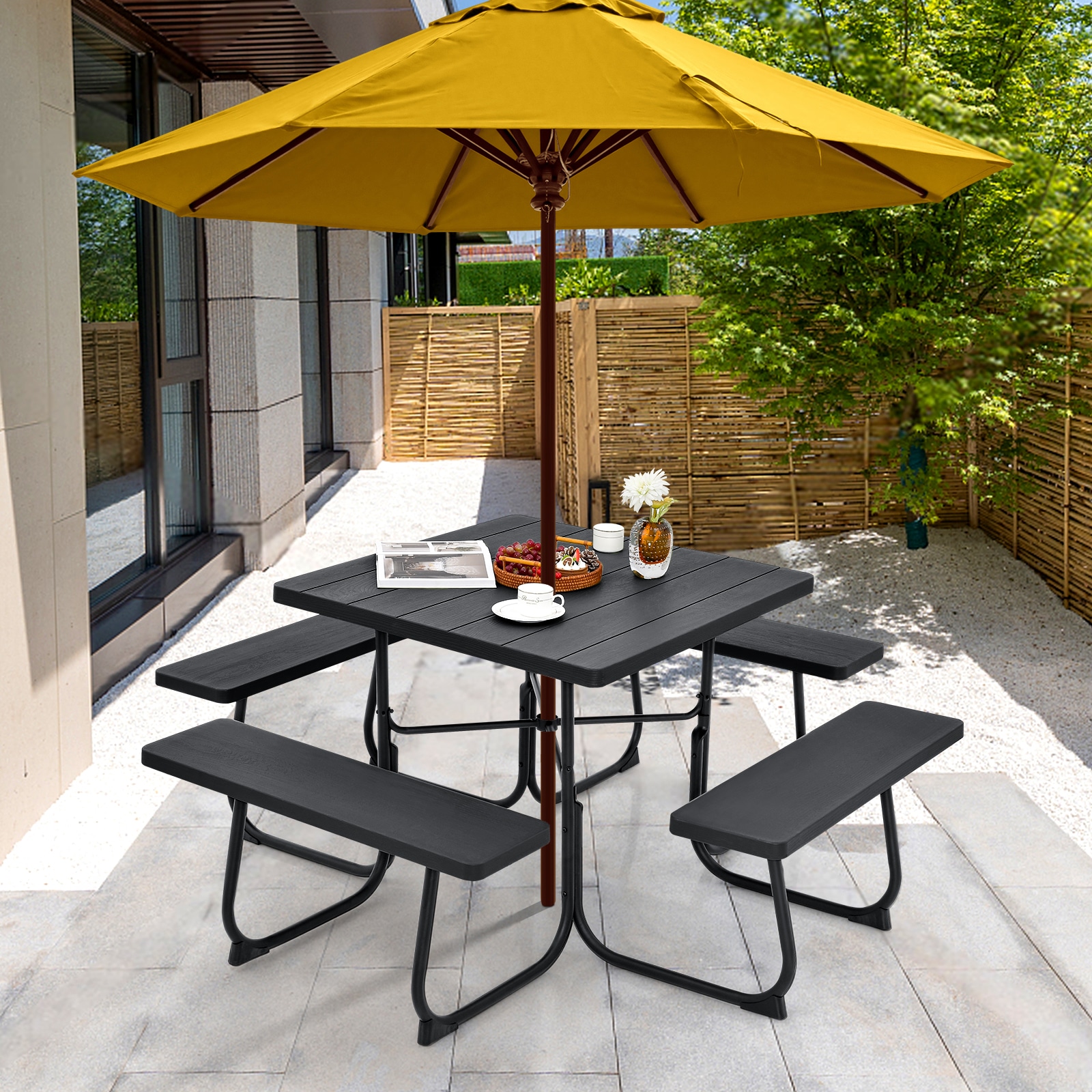 Poinic CWG11265BK-X Picnic-Tables - View #10