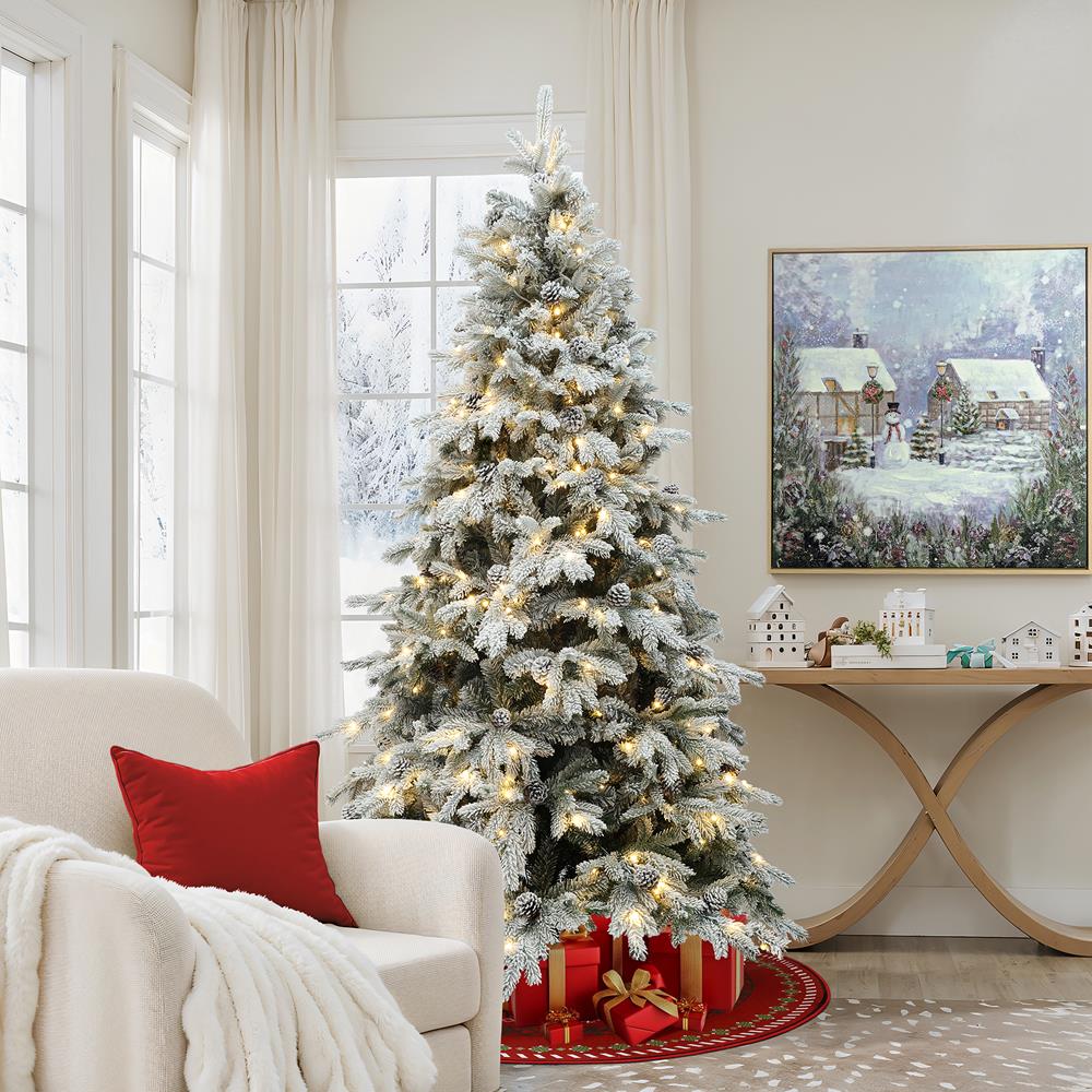 LuxenHome WHAP2546 Artificial-Christmas-Trees - View #6