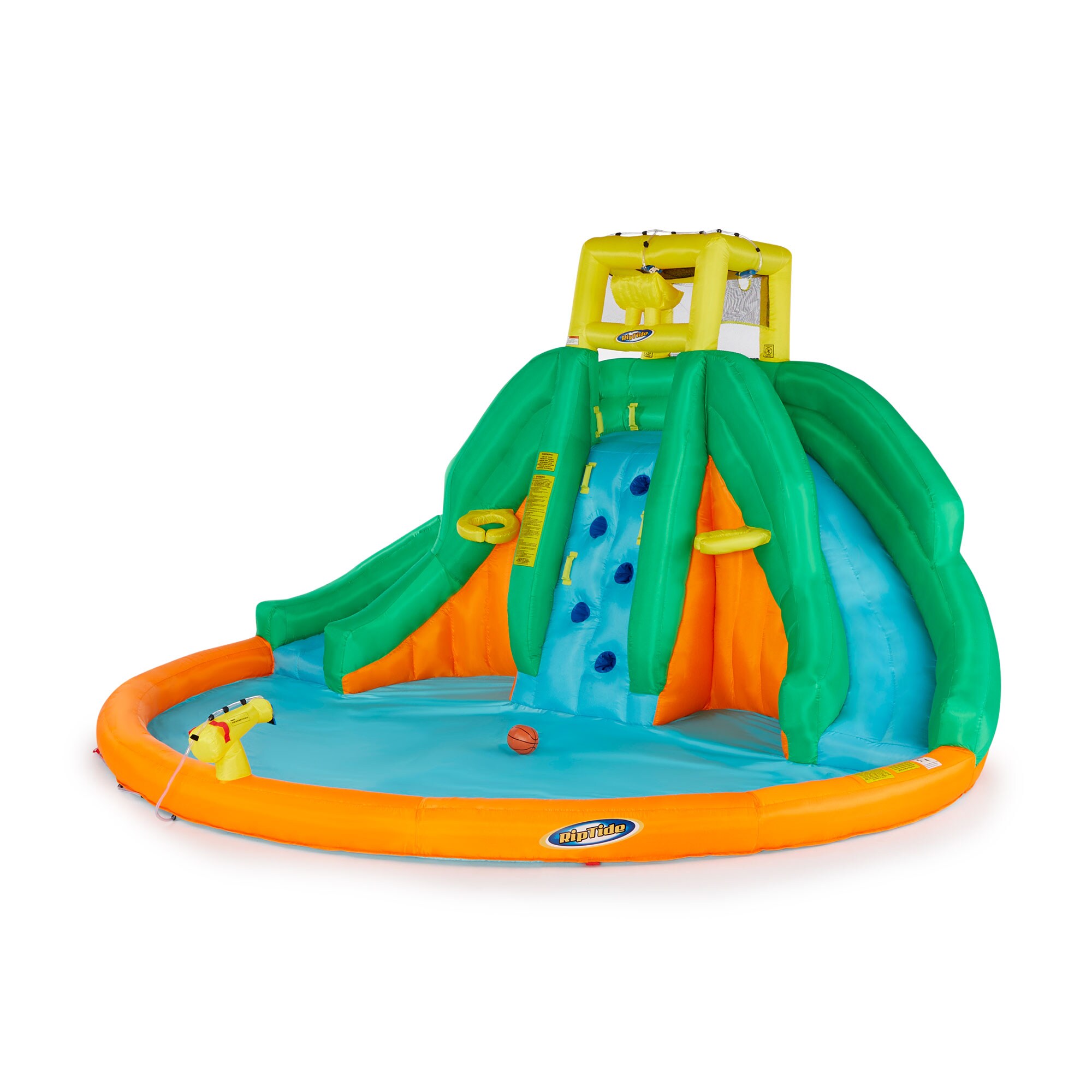 Kahuna 79881 90475 Twin Peaks Kids Inflatable Splash Pool Backyard Water Slide Park - Thumbnail